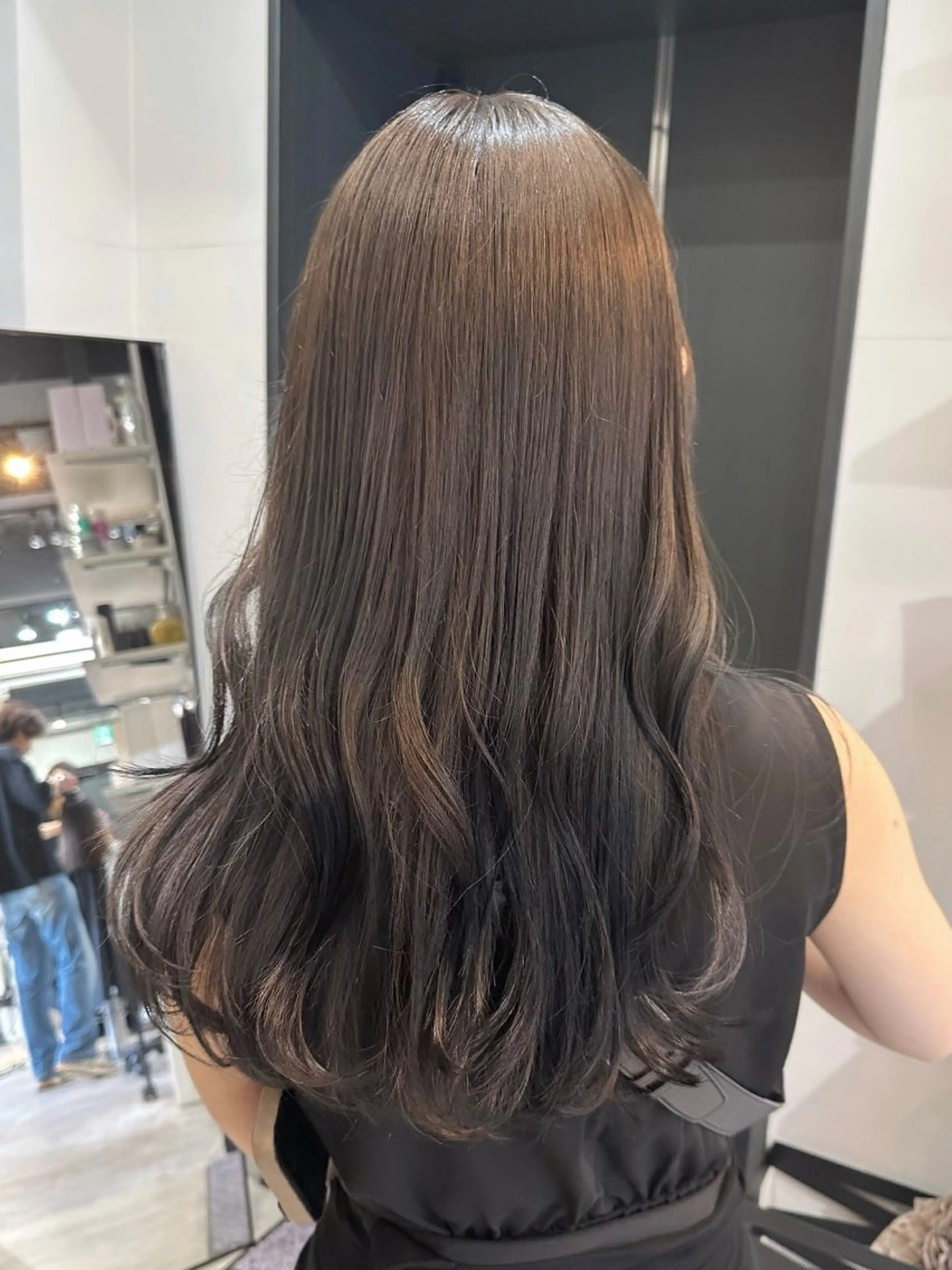 セミロング カラー カット ヘアカラー トリートメント 透明感カラー/ボブ /佐藤伶のヘアスタイル