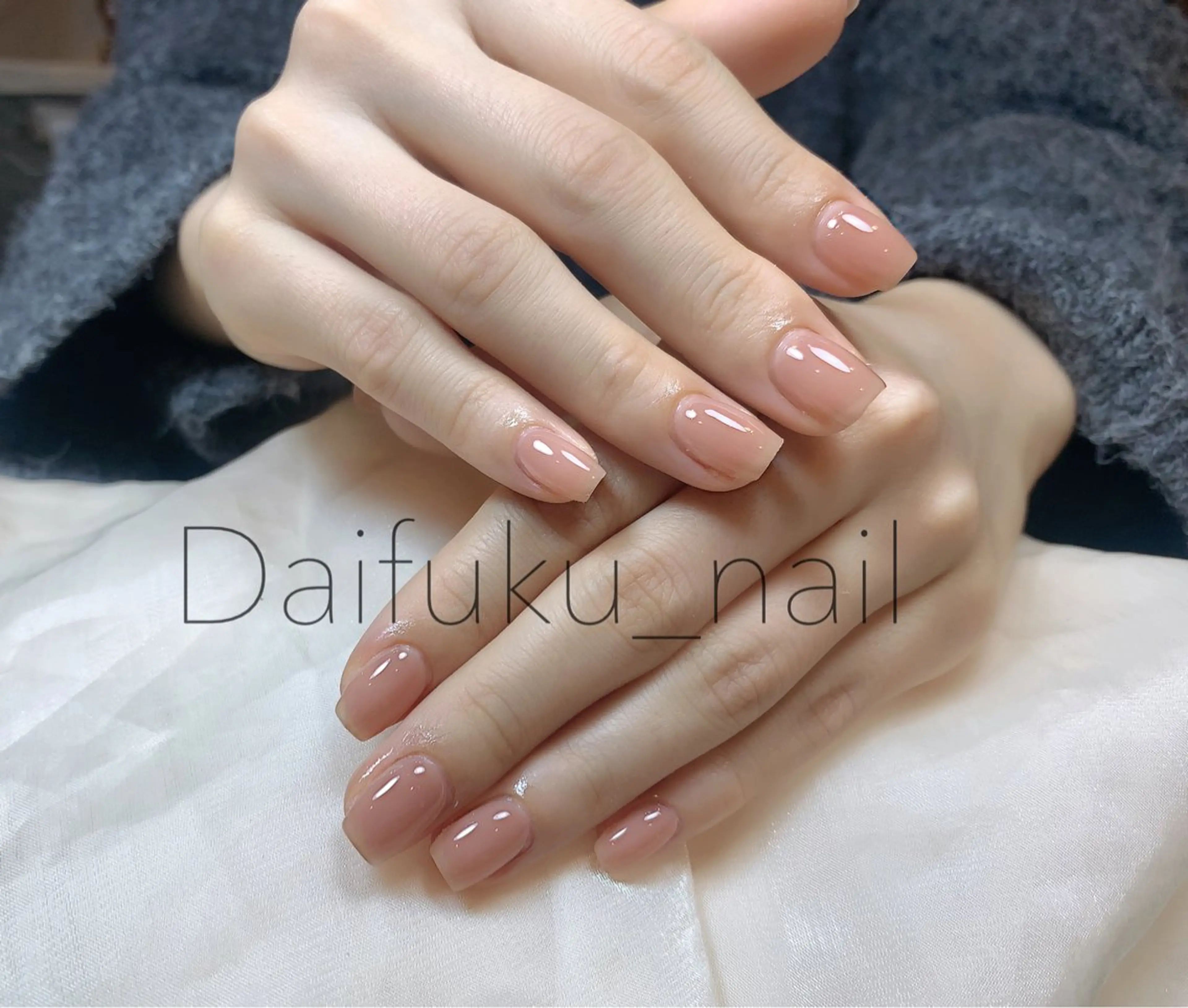ショート ハンドネイル Daifuku nailsのネイルデザイン