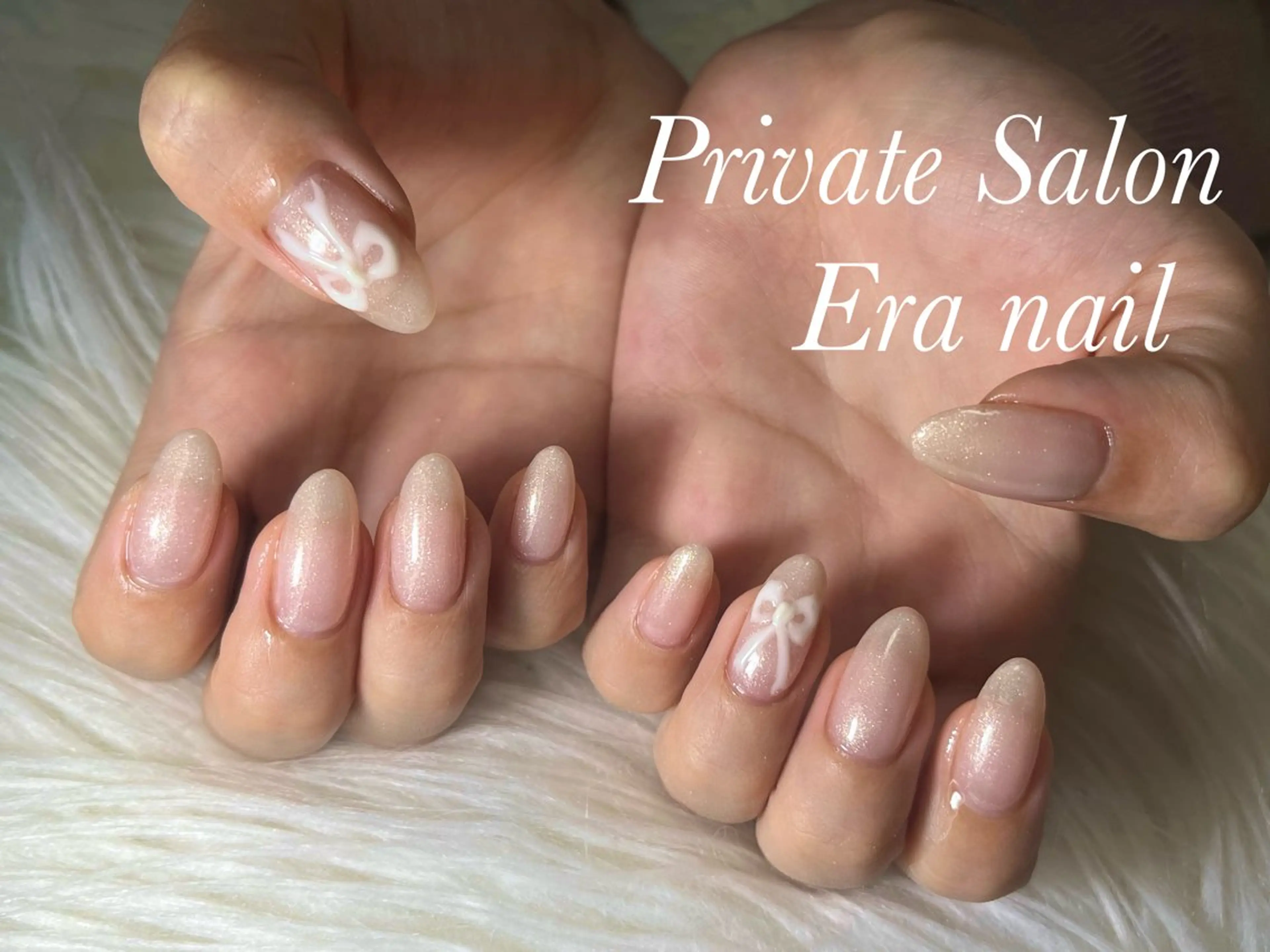 ネイル リボン Era nailのネイルデザイン