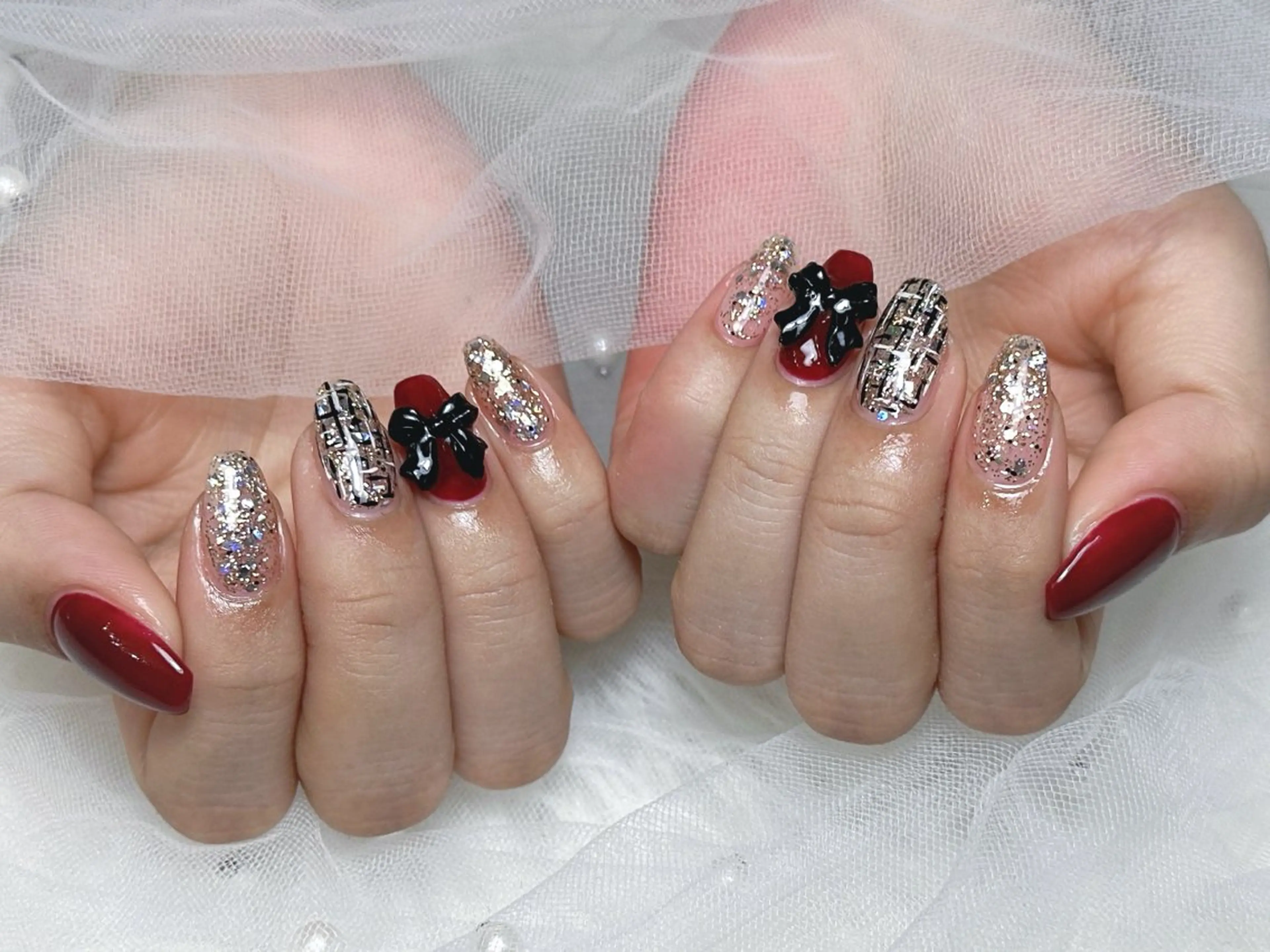 ネイル ハンドネイル 【Eclat ｴｸﾗ】nail＆beauty所属・Eclat〔ｴｸﾗ〕 MOEKA𝜗𝜚*のネイルデザイン