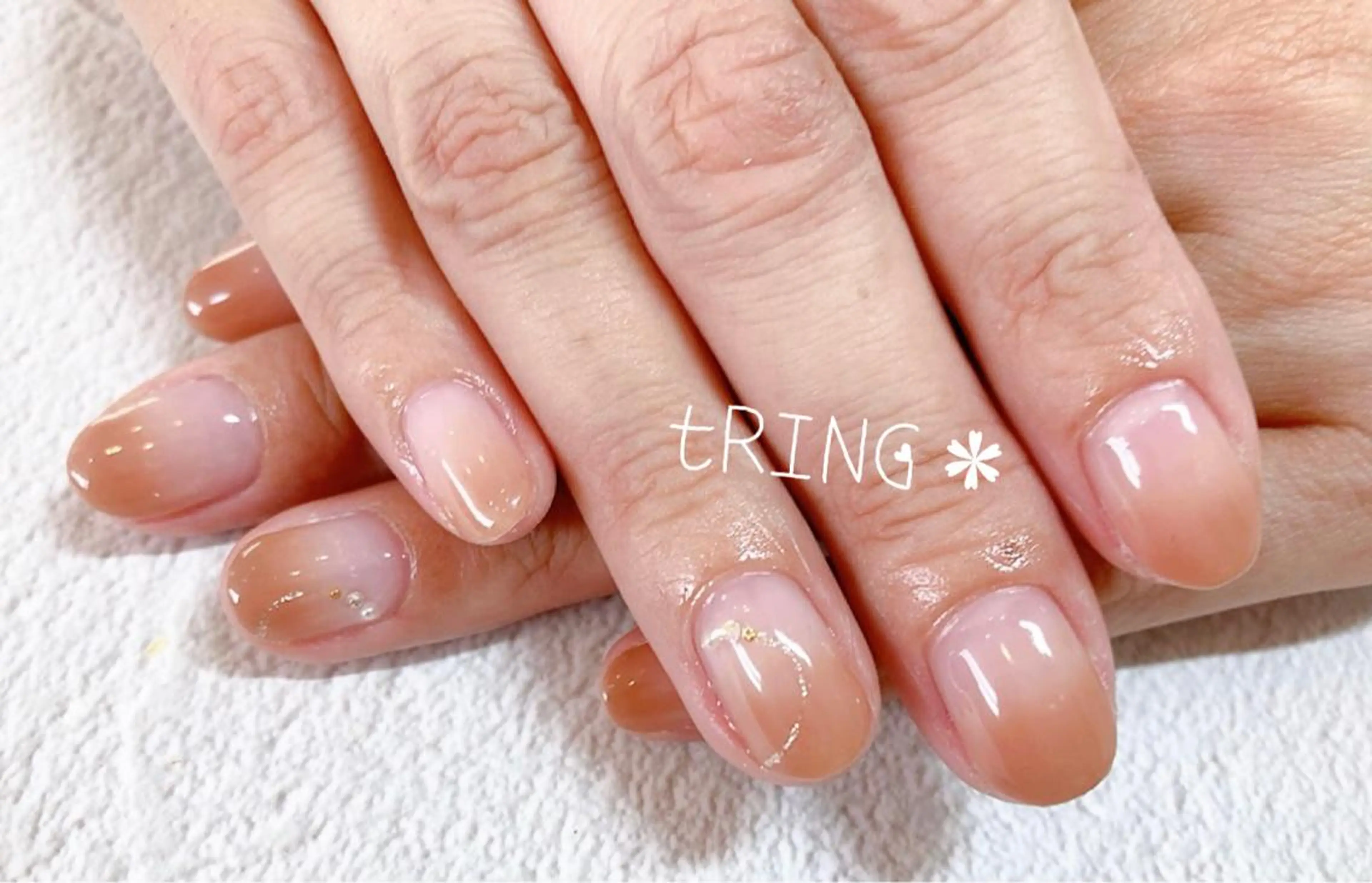ネイル ハンドネイル tRING＊ しいの木台のネイルデザイン