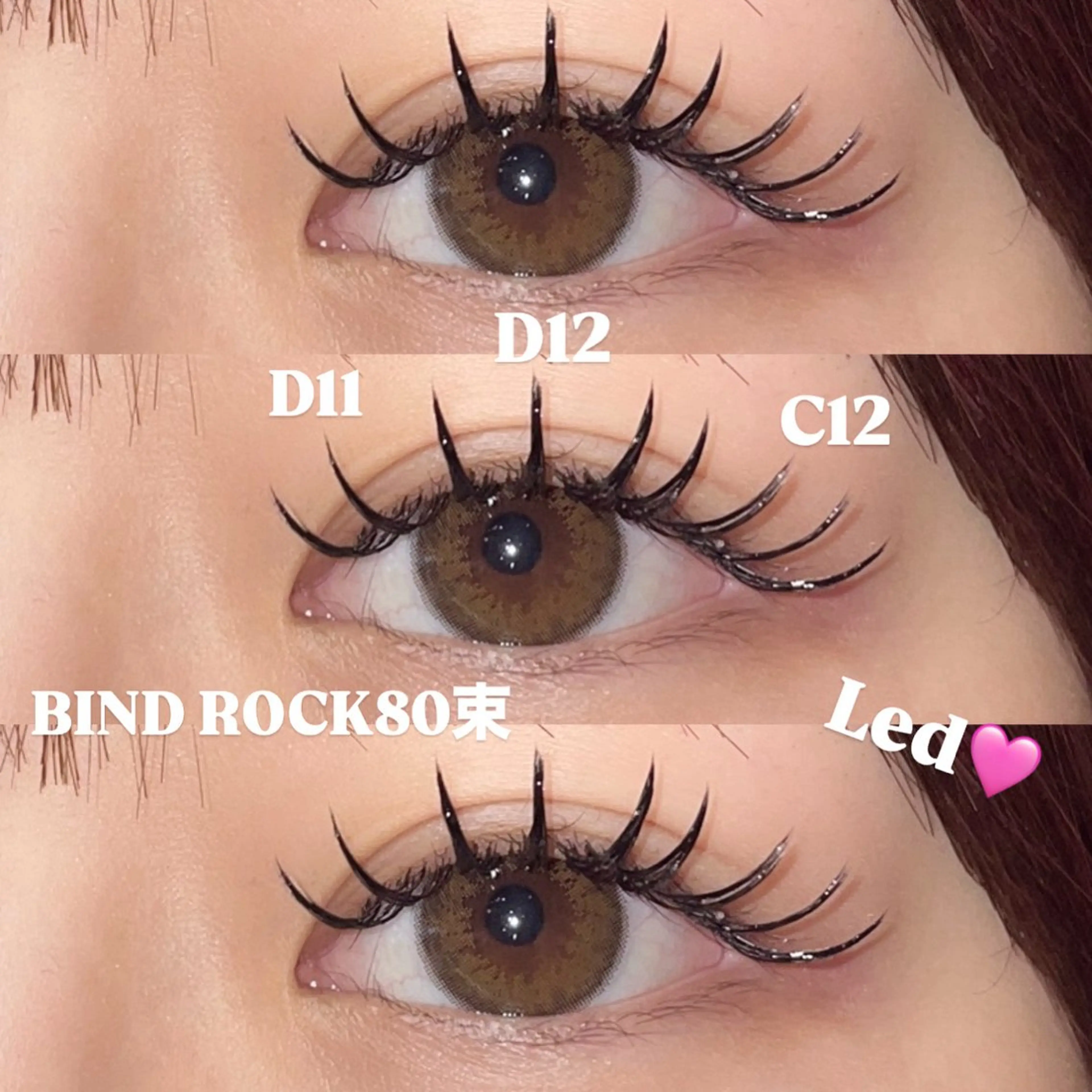 マツエク・マツパ BAMBI 🖤KAWAIのマツエク・マツパデザイン