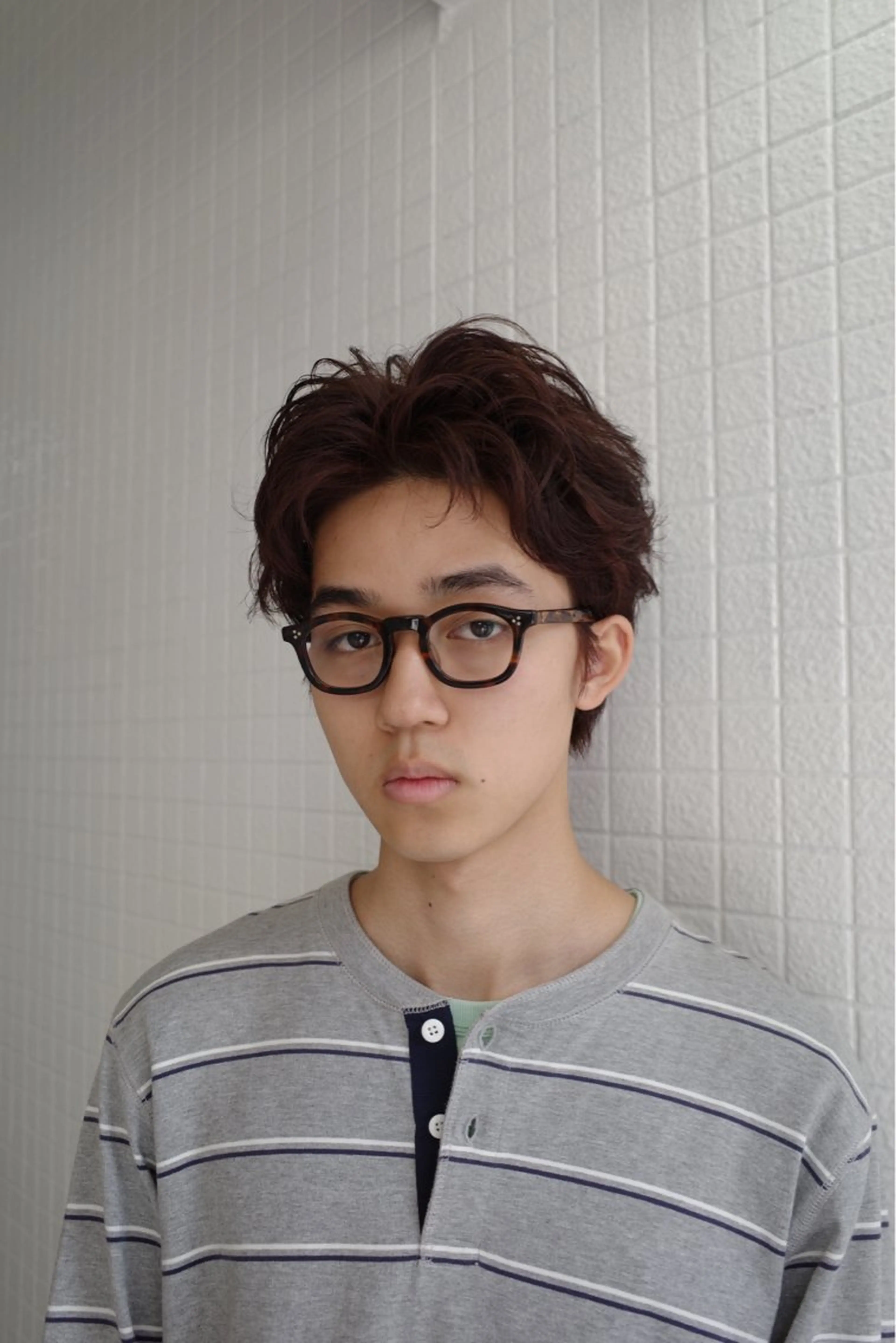 カラー パーマ メンズ メンズパーマ ブラウンカラー オレンジ オレンジブラウン ニュアンスパーマ カット パーマ トリートメント ✨メンズスタイル✨ Daiのヘアスタイル