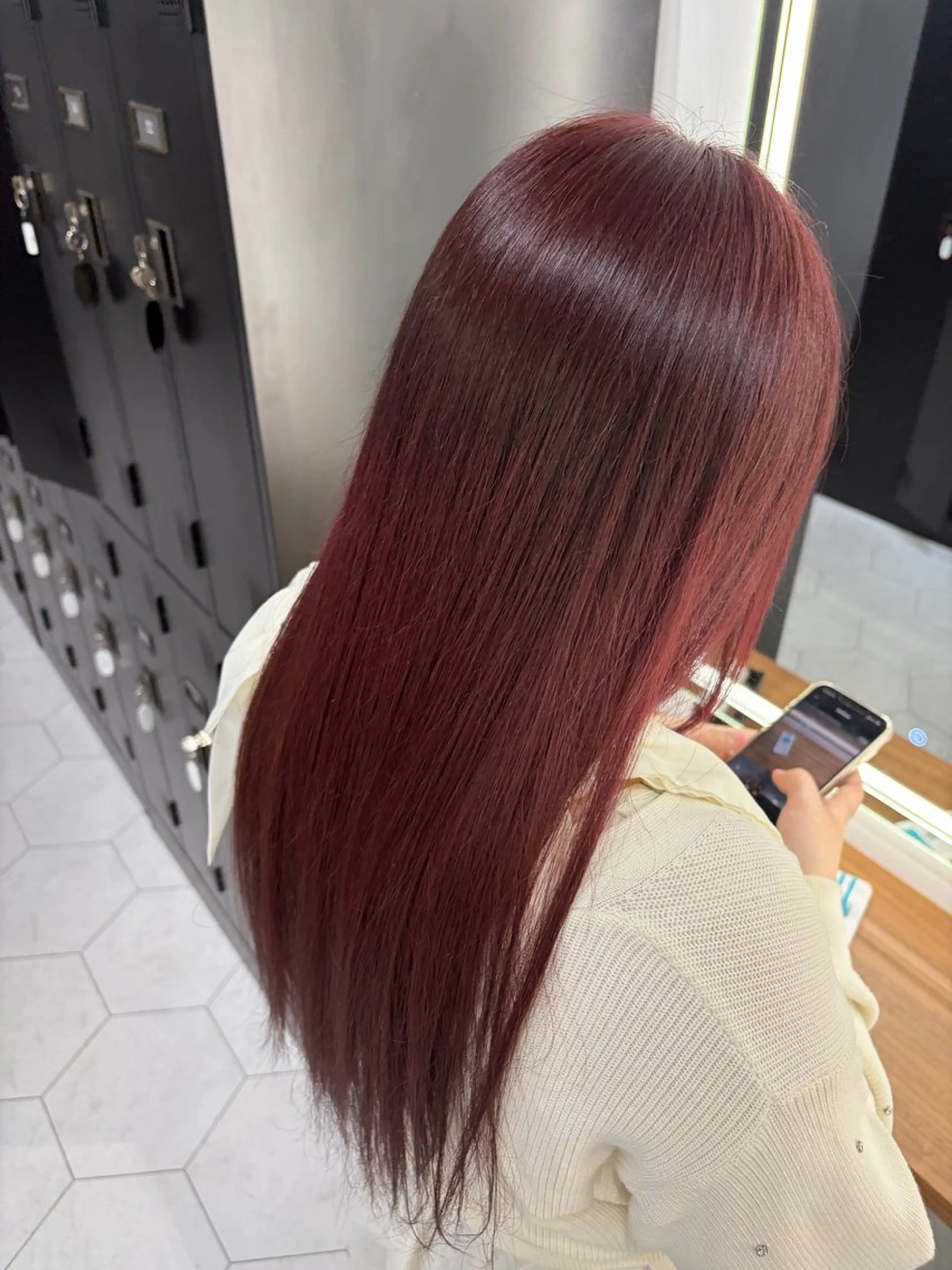 ロング ヘアカラー 清水 綜ニ朗のヘアスタイル