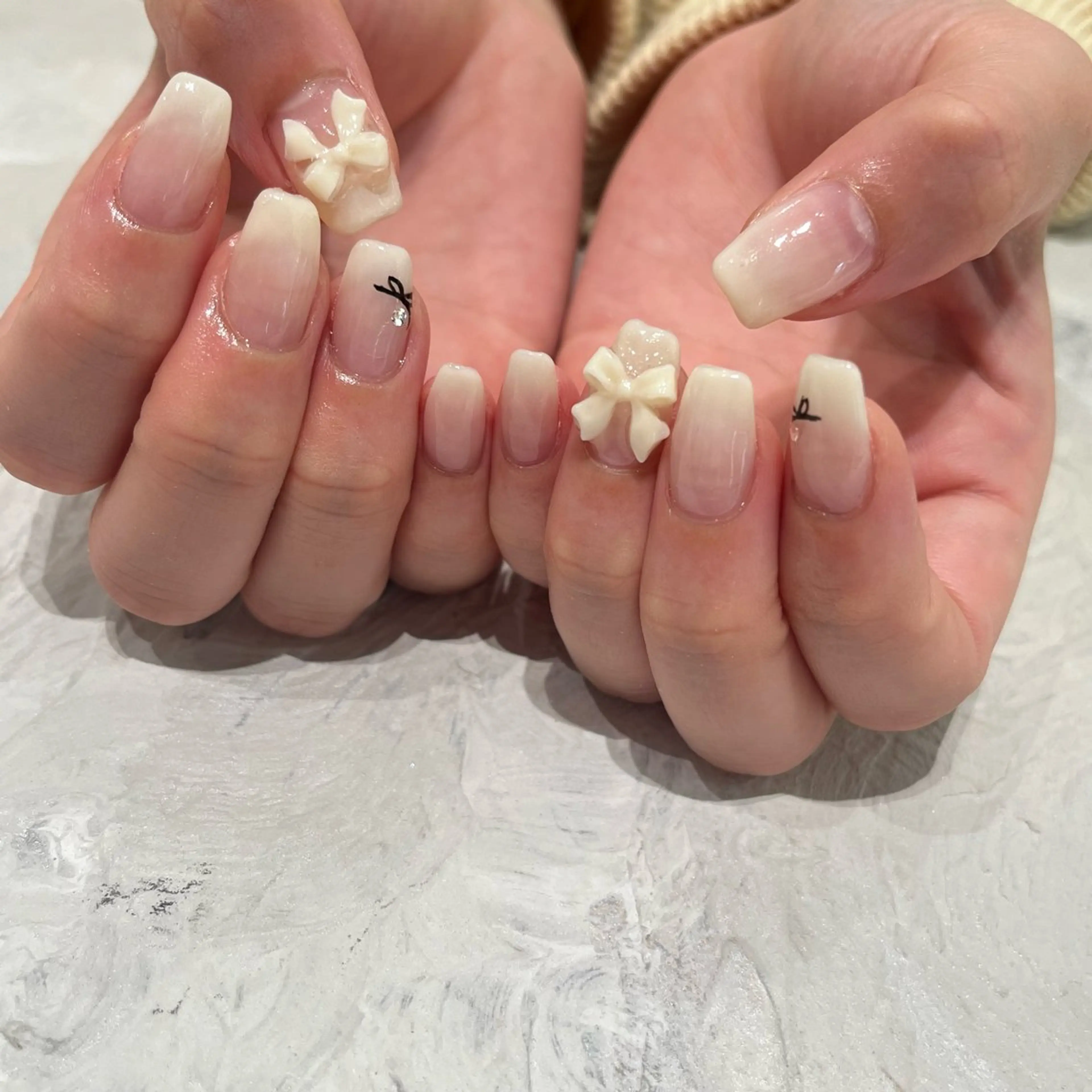 ネイル 四之宮 百花のネイルデザイン