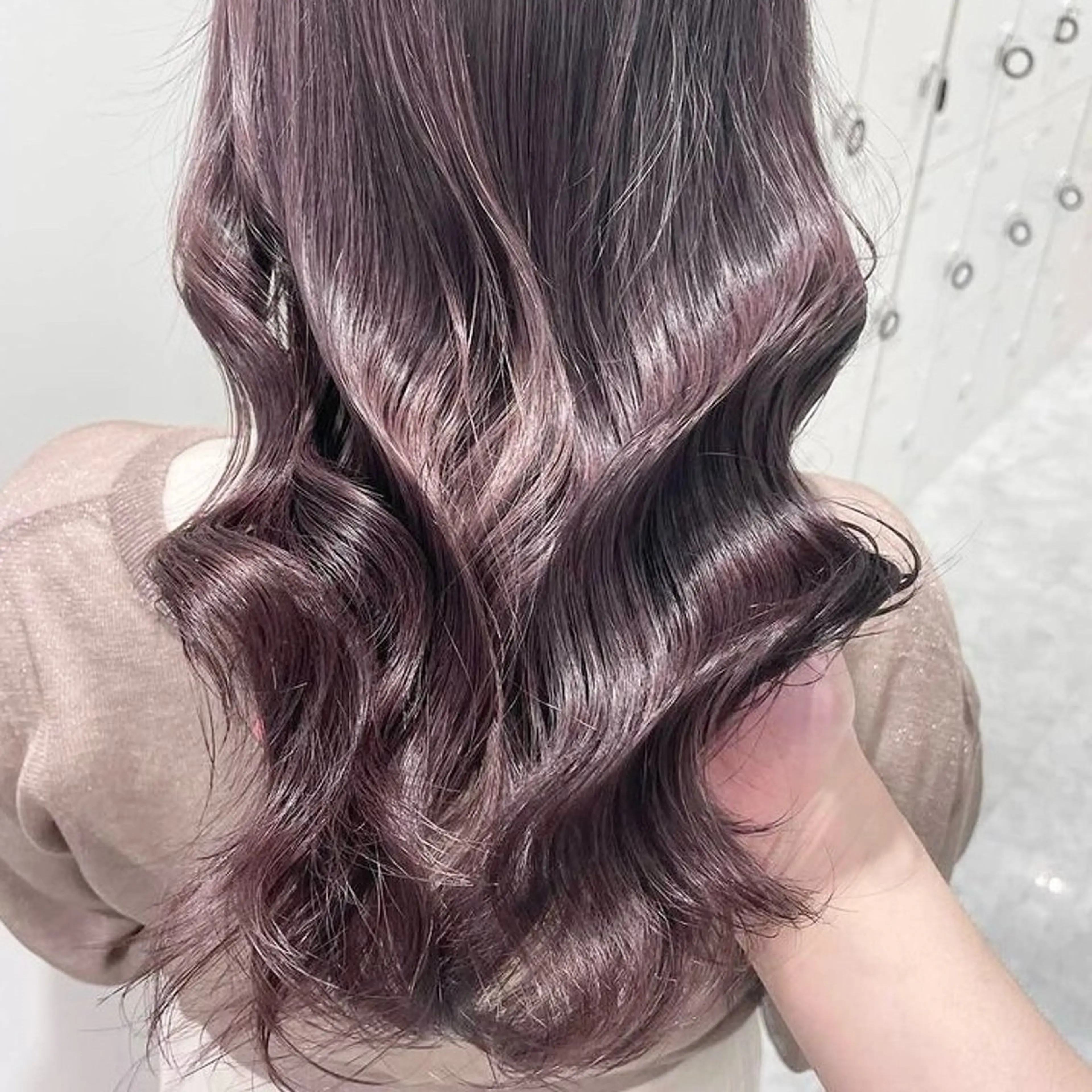 セミロング カラー パーマ ヘアアレンジ メンズ ヘアカラー トリートメント ♡ 𝐑𝐈𝐎♡のヘアスタイル