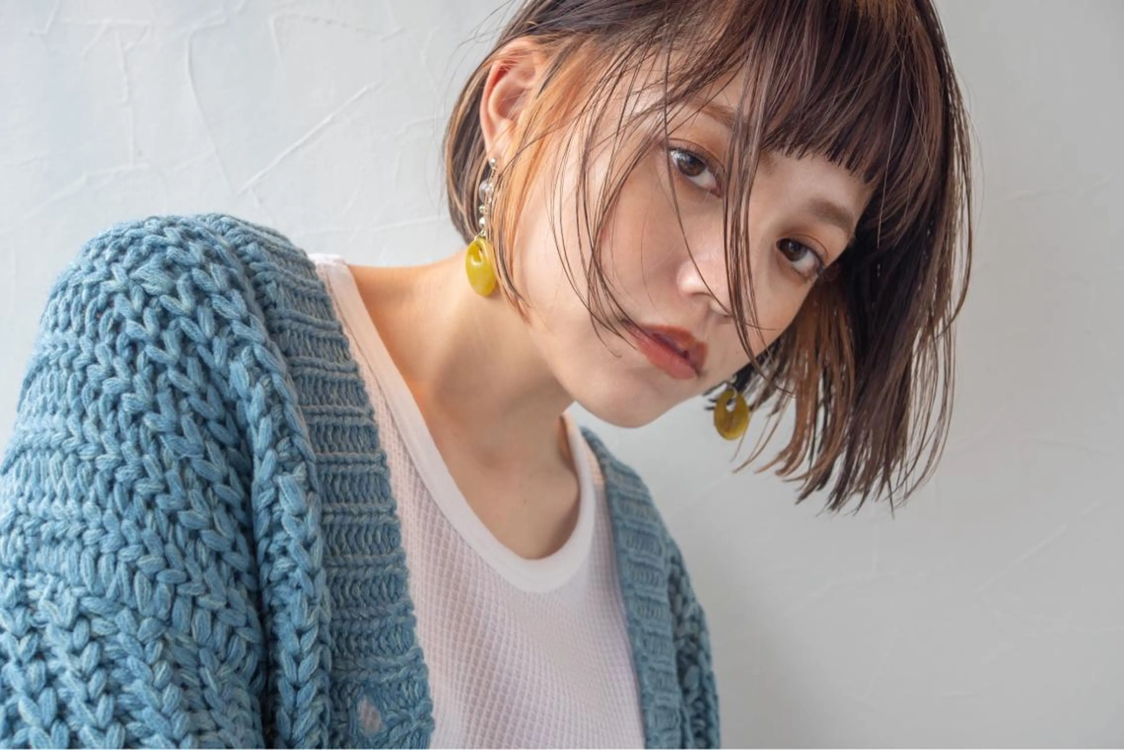 【社会人土日限定】カット +イルミナカラー+髪質改善トリートメントの写真