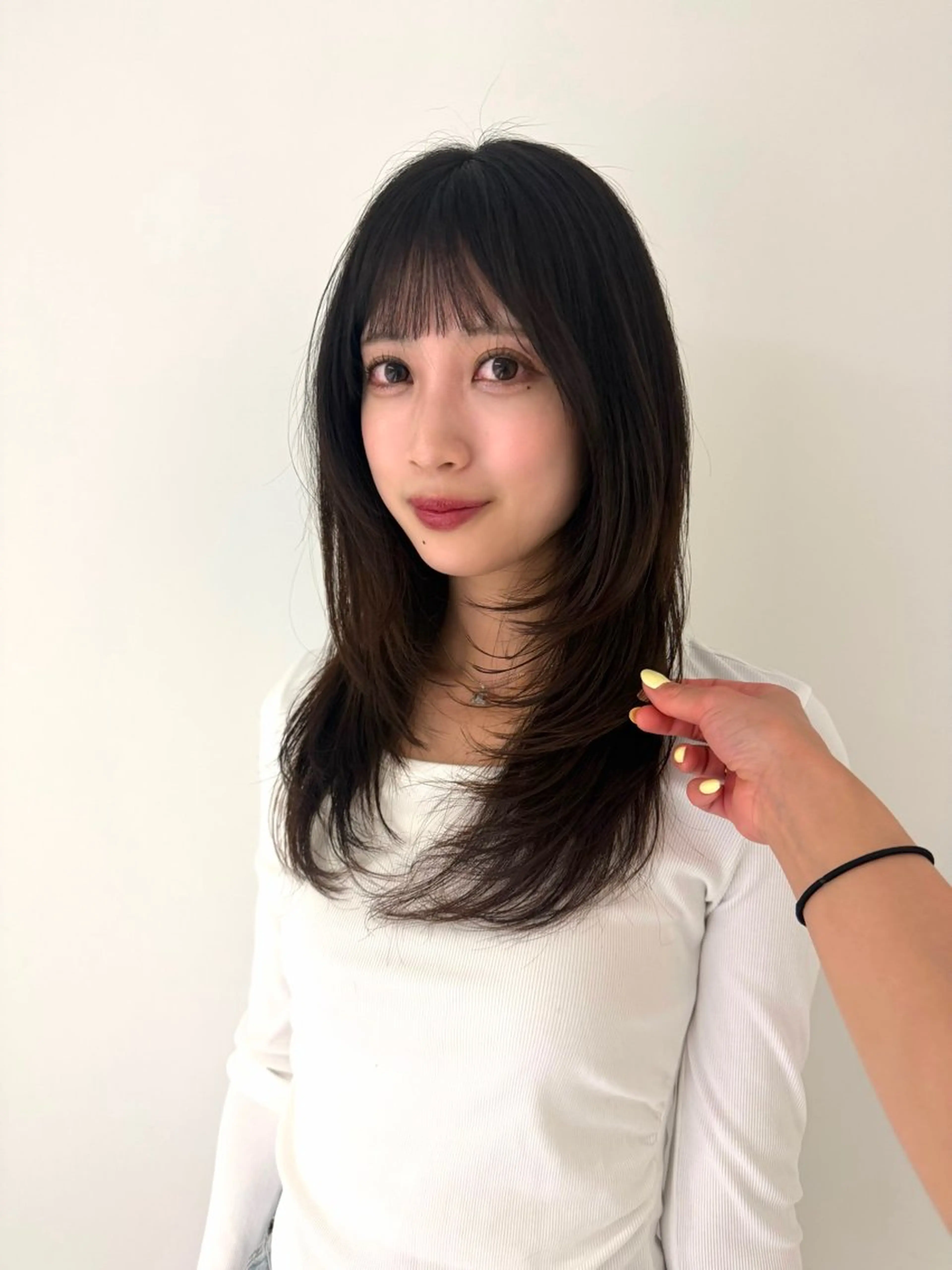 ロング カット ボブ/レイヤー /清水凜のヘアスタイル