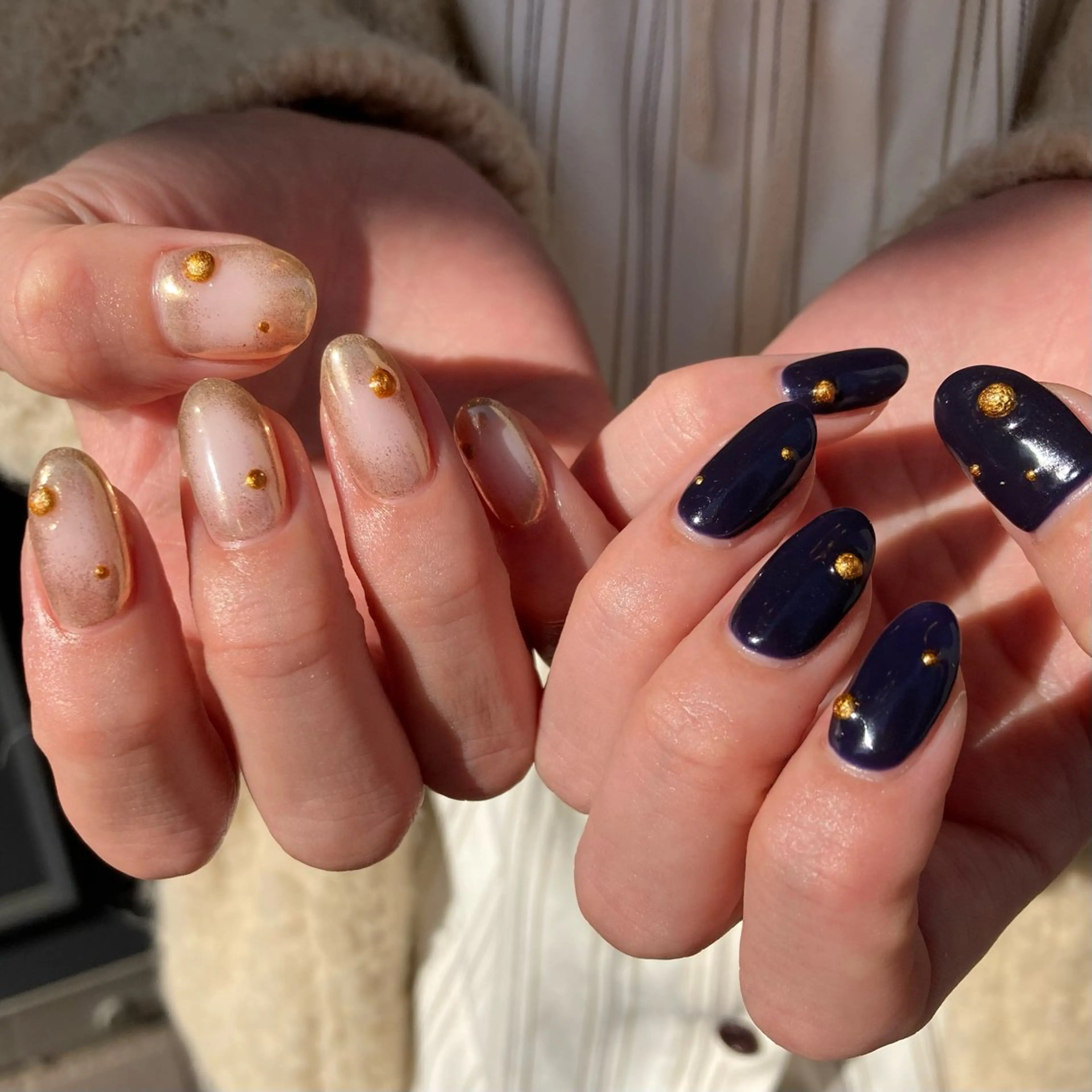 ネイル ミラーネイル ハンドネイル shio ♡ GW空きありのネイルデザイン