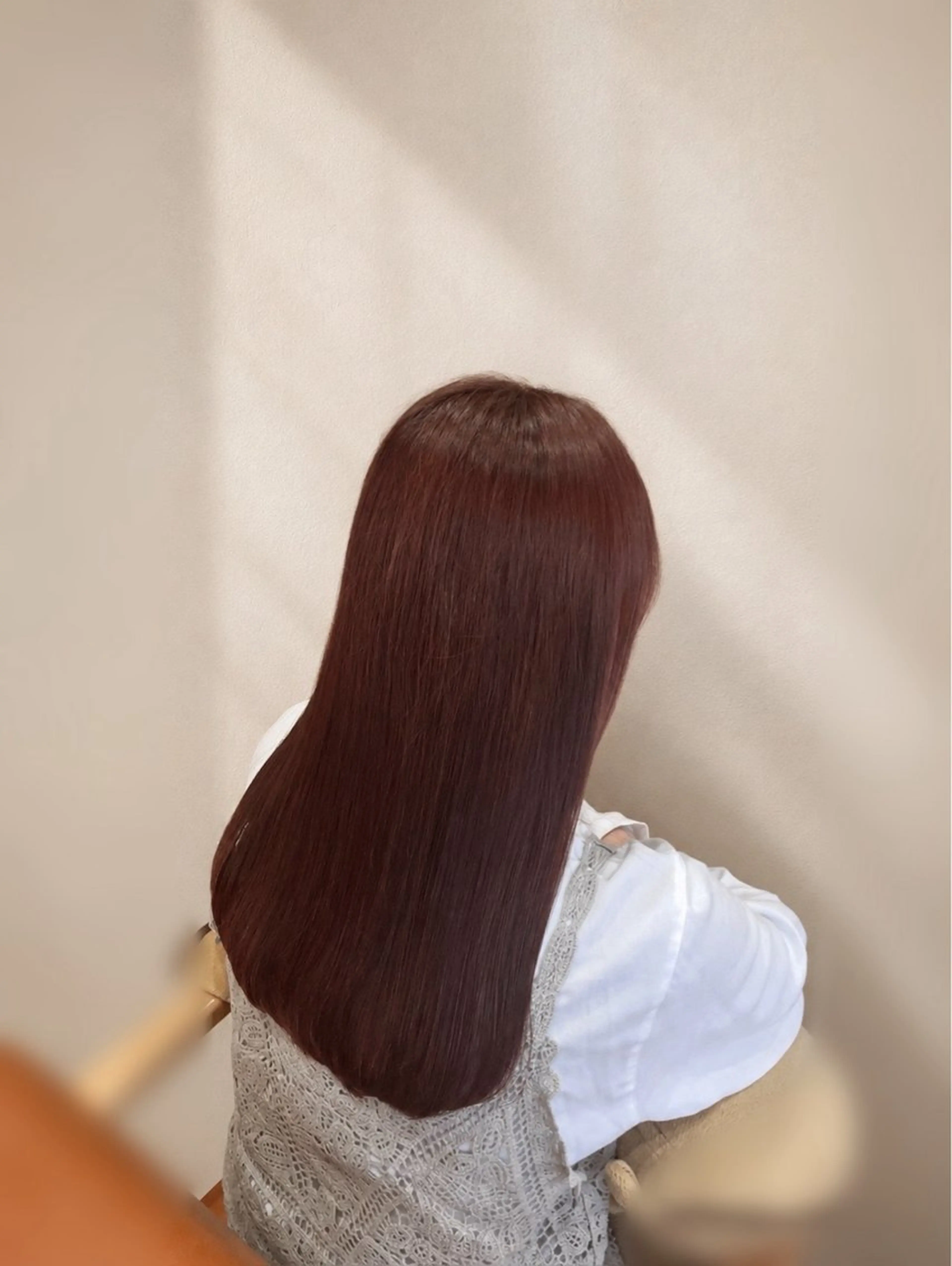 ロング カラー ブラウンカラー ピンクカラー ピンクブラウン カット ヘアカラー トリートメント 艶カラー/レイヤー カット🫧あいりのヘアスタイル