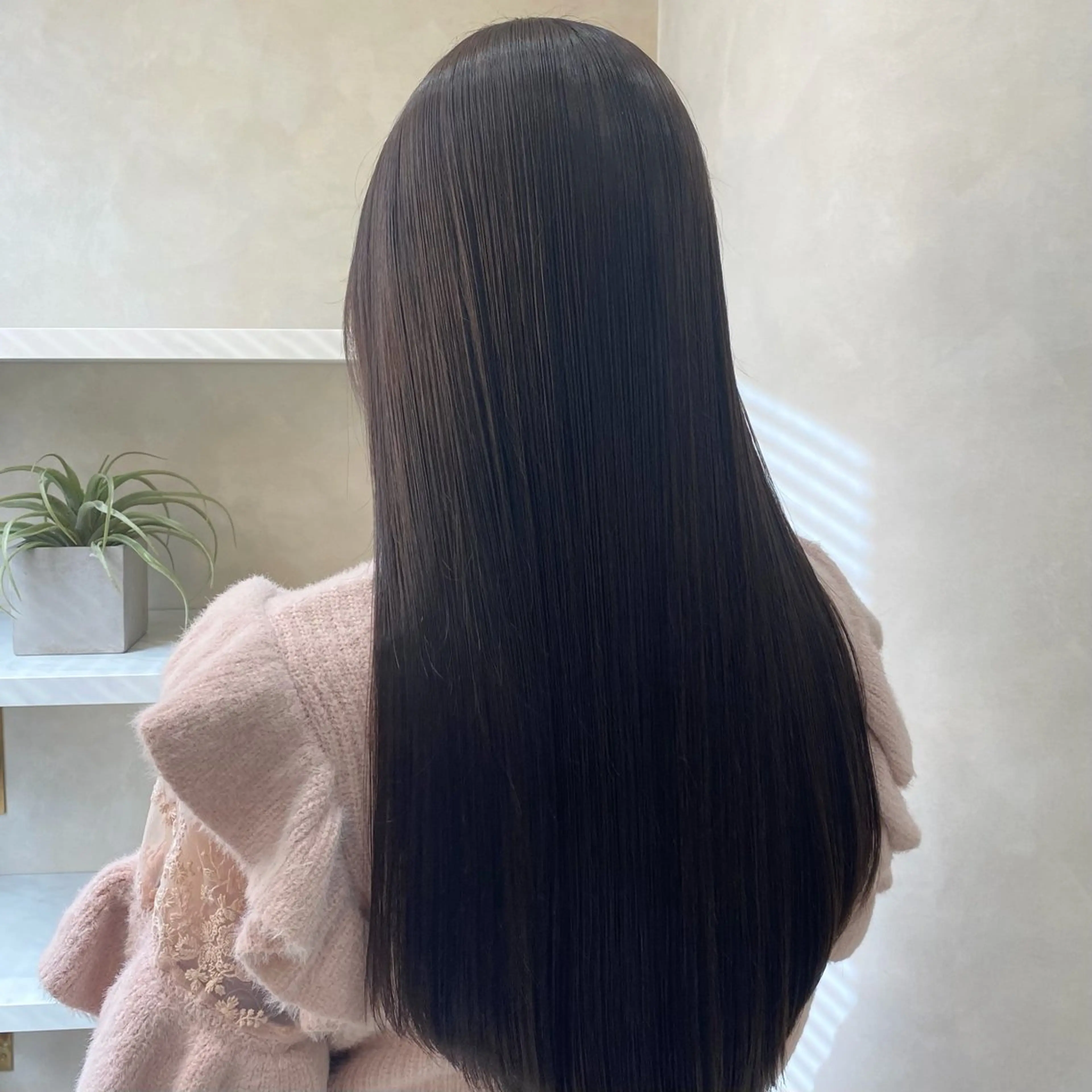 ロング カラー 透明感カラー トリートメント shiori/透明感 /顔周り/髪質改善のヘアスタイル