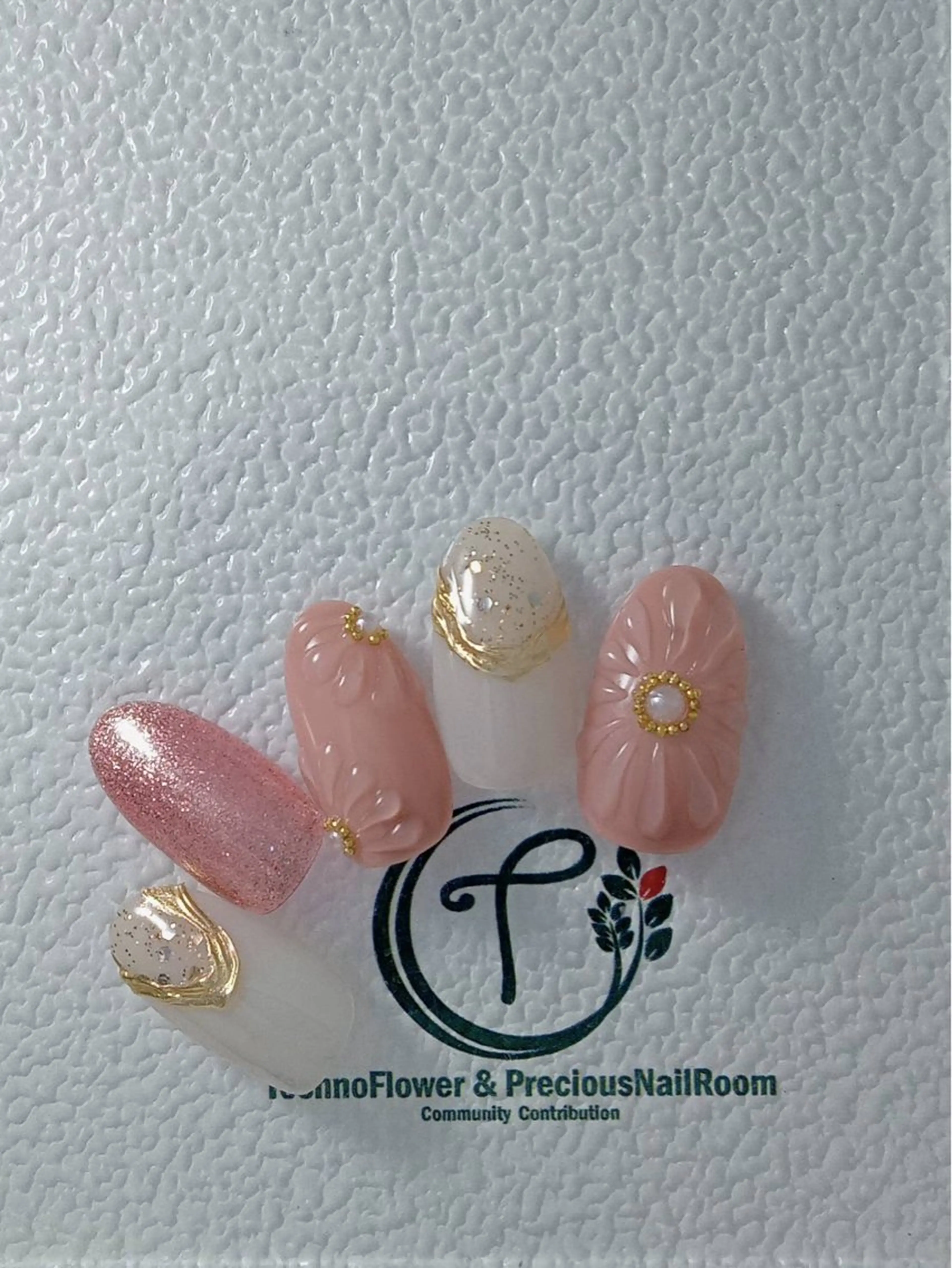 ネイル フラワーネイル precious nail room所属・precious nail  roomのネイルデザイン