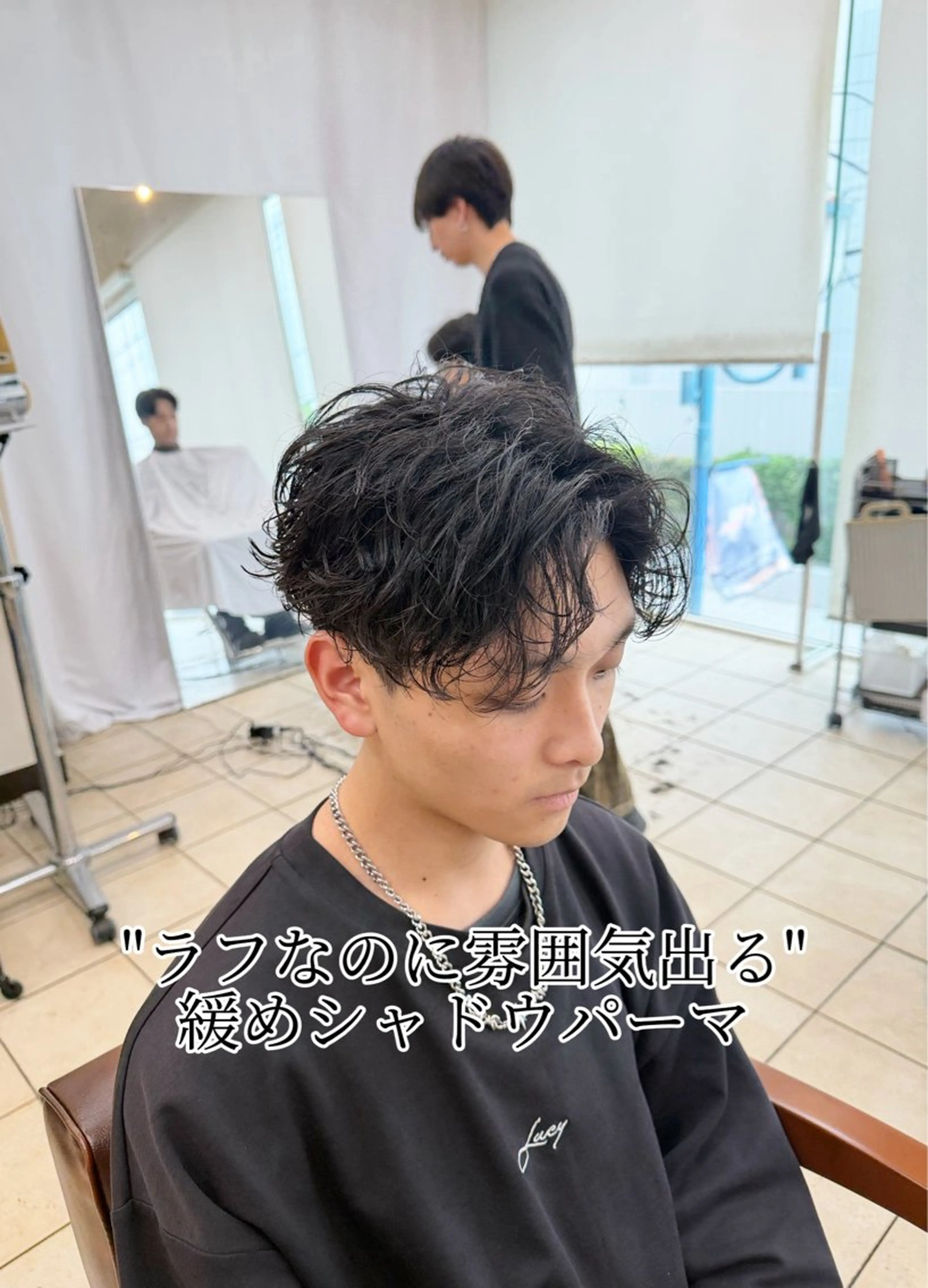 ショート パーマ スパイキーショート/ メンズパーマ/関内涼のヘアスタイル