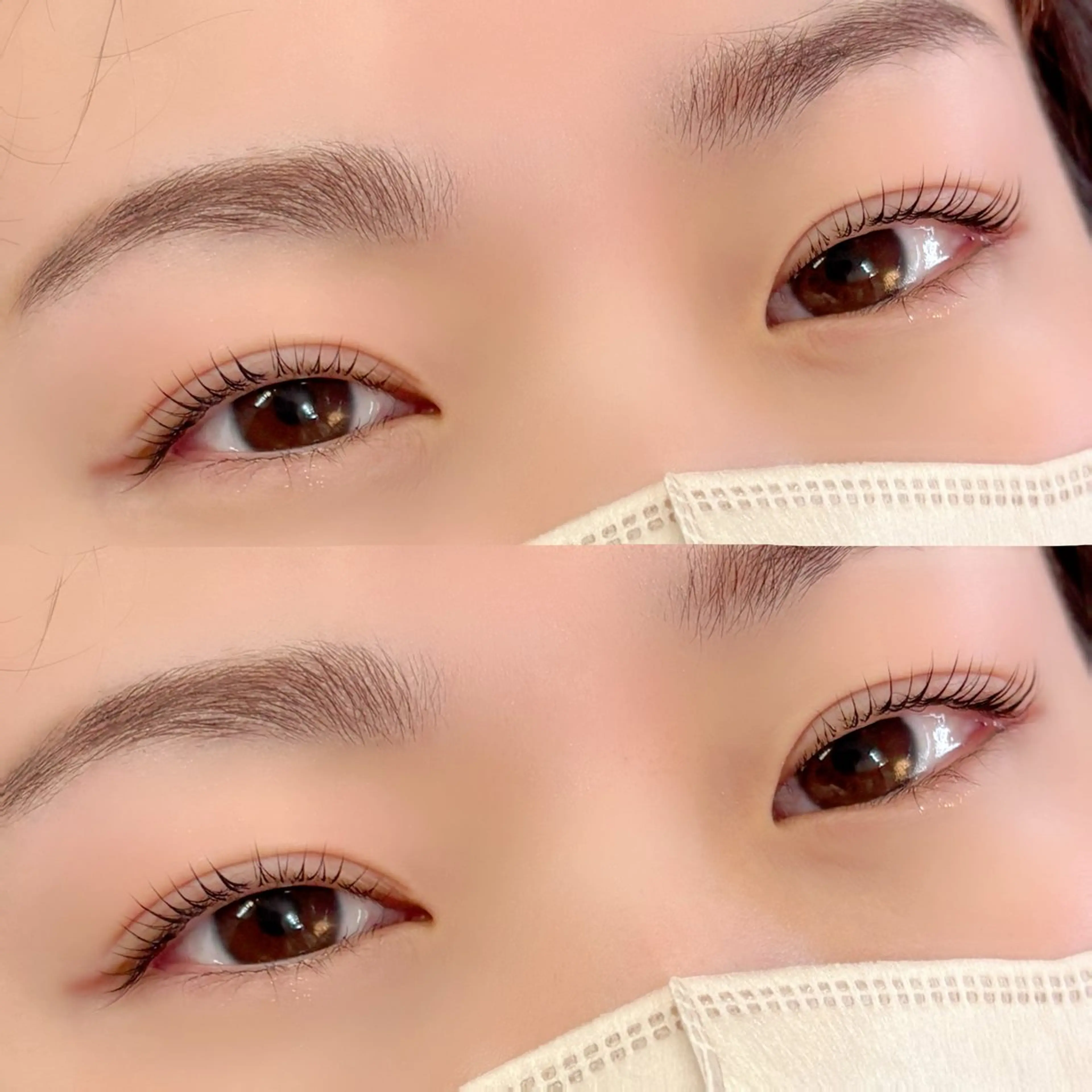 マツエク・マツパ ナチュラル 一重×まつ毛パーマ Alicetokyo 三師のマツエク・マツパデザイン