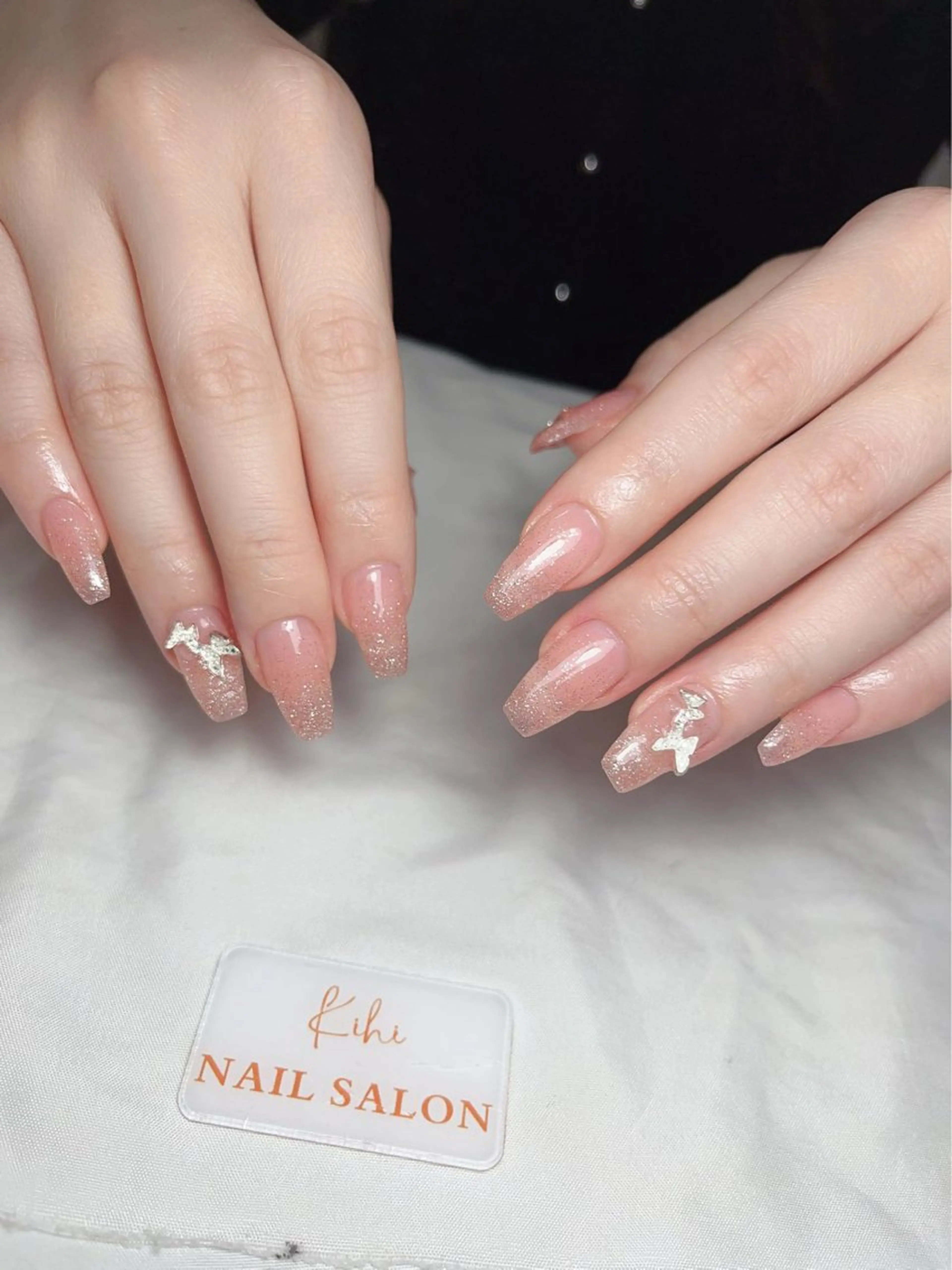 ネイル アートネイル フレンチネイル ジェルネイル グラデーション 韓国ネイル ハンドネイル ハンドケア さくら💮💮 【オフ無料】のネイルデザイン