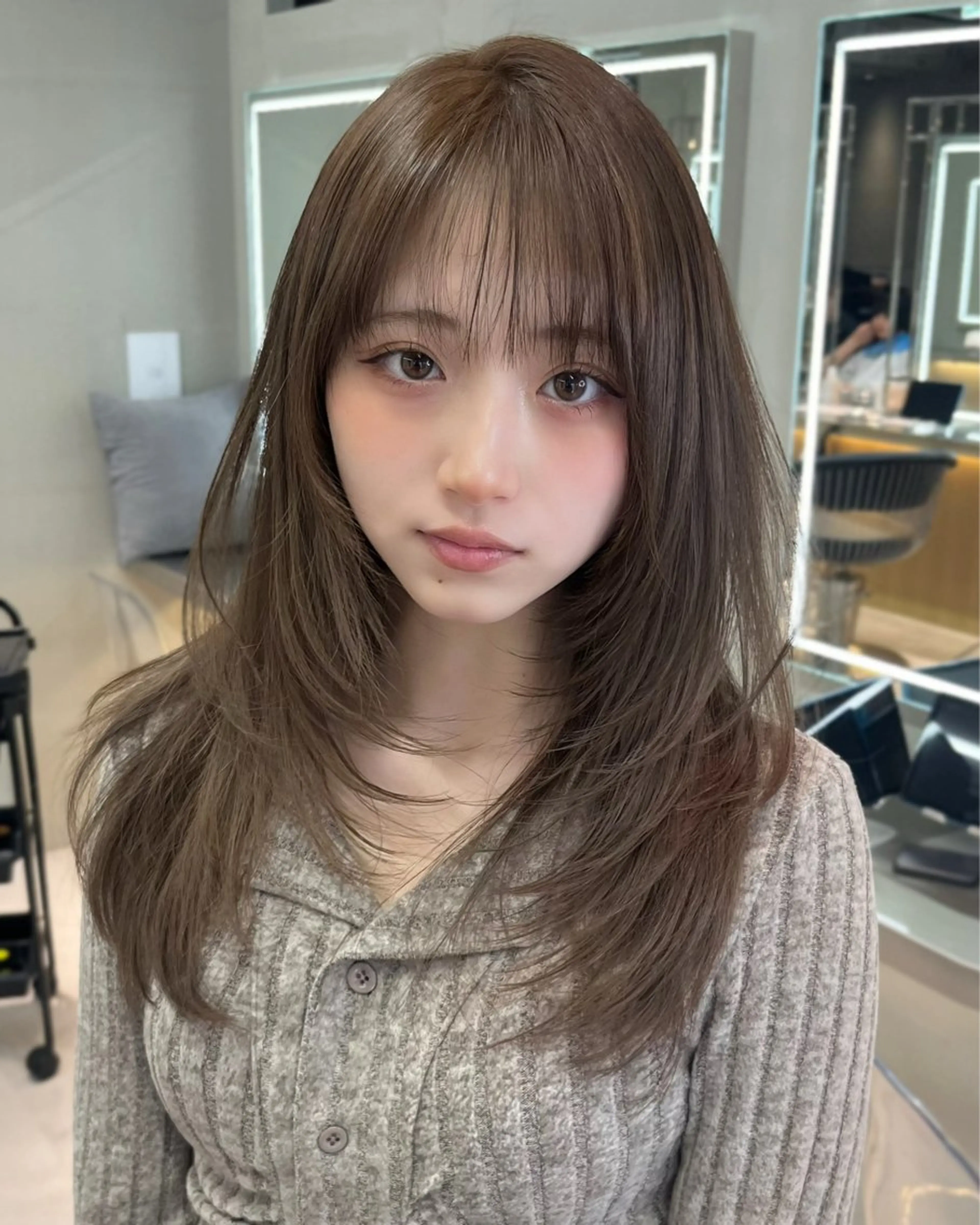 ミディアム カラー 木元 瑛✂︎ボブのヘアスタイル