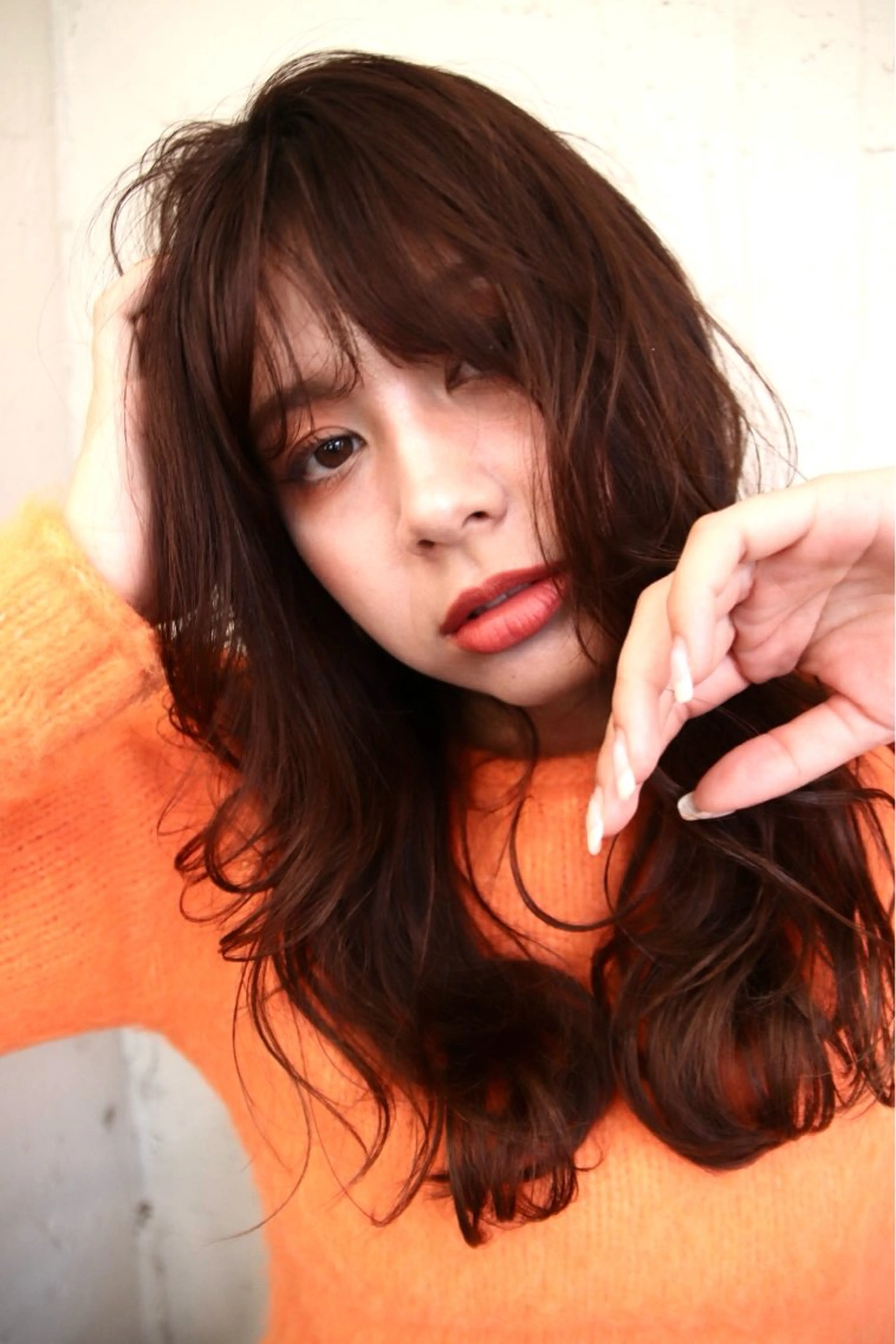 ロング レイヤーカット 大竹 哲也のヘアスタイル