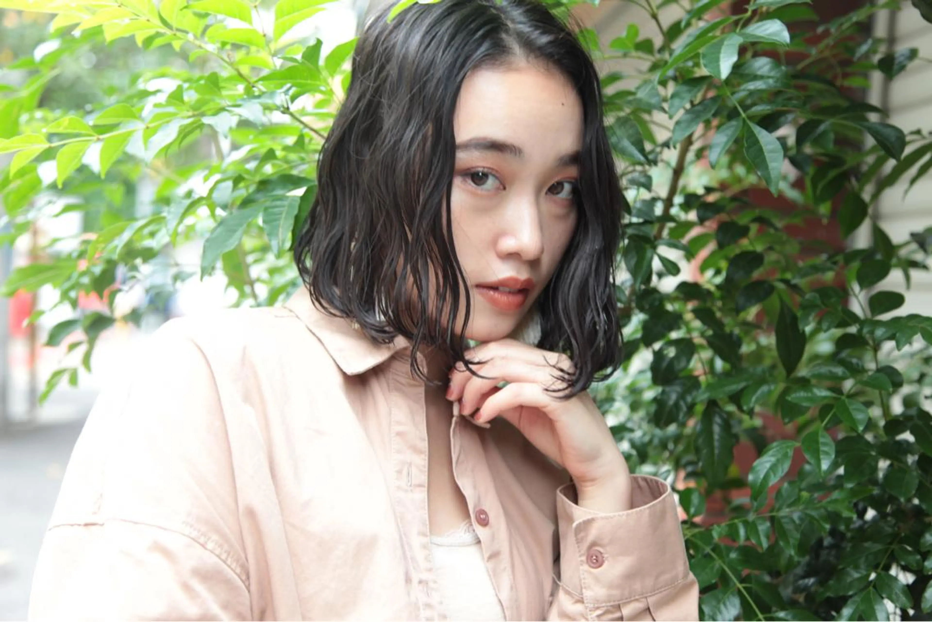 ミディアム カット ヘアカラー トリートメント CUORE クオーレのヘアスタイル