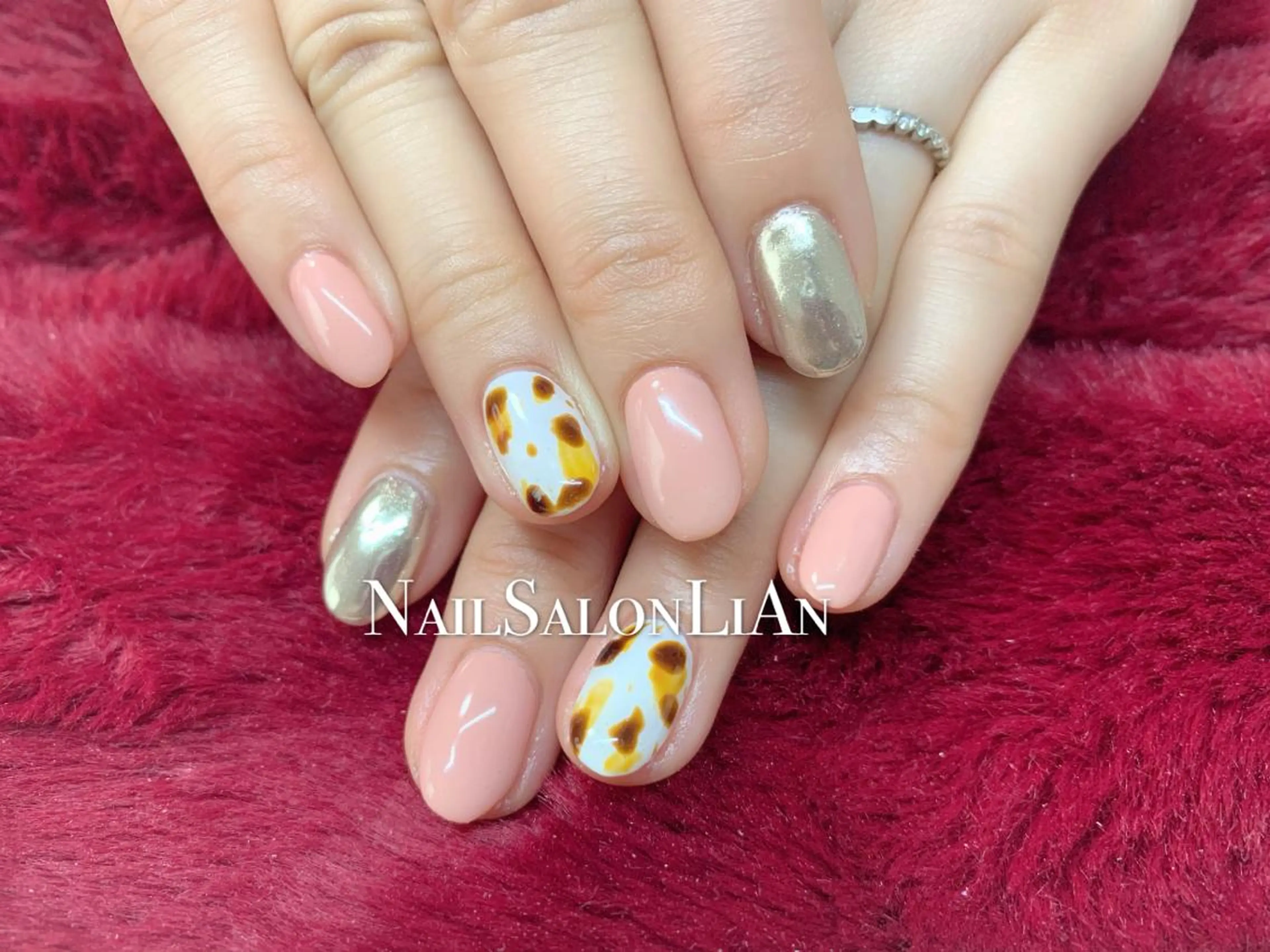 ネイル 持ち込み ハンドネイル NailSalon LiAnのネイルデザイン