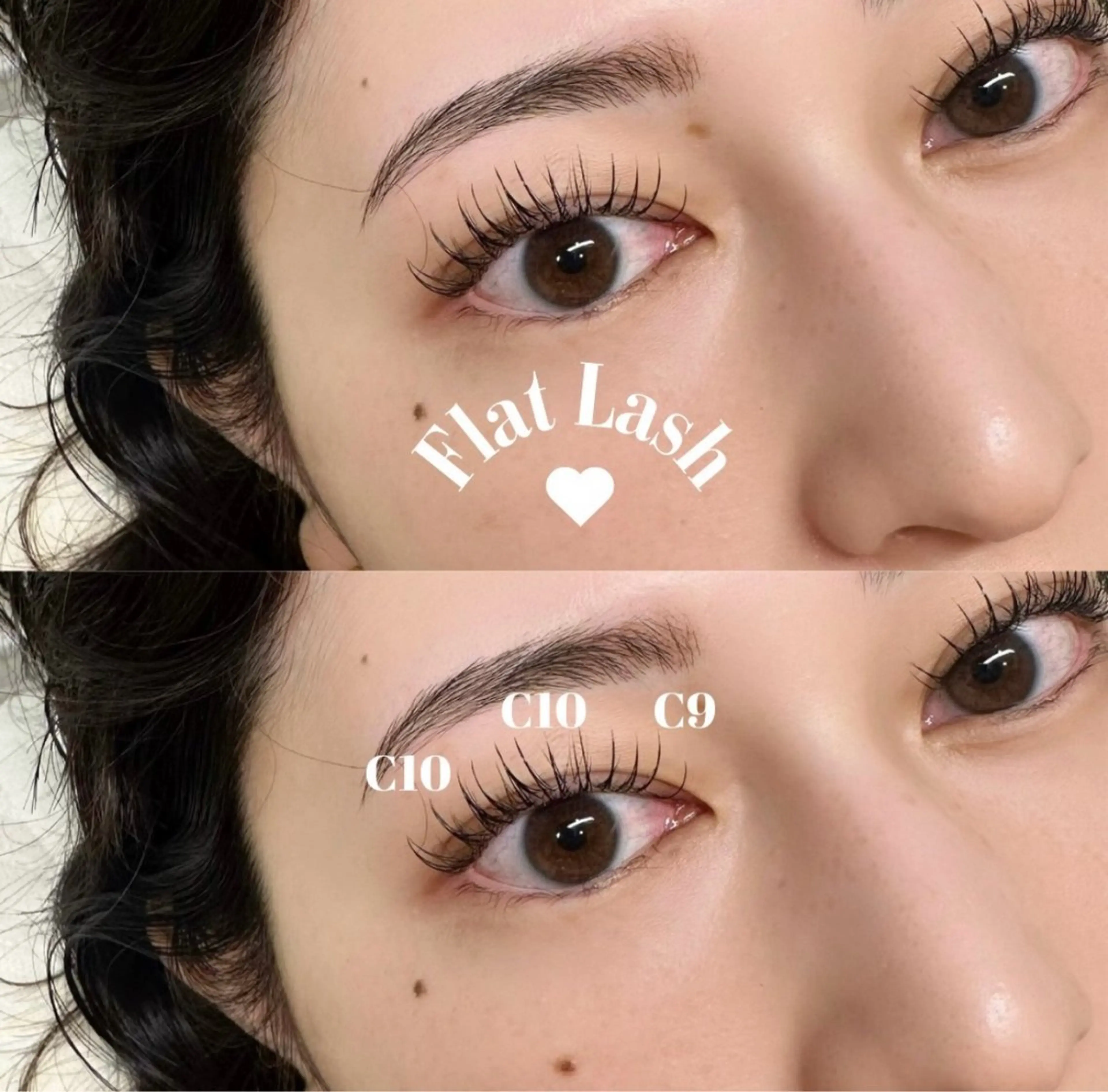 マツエク・マツパ 付け放題 フラットラッシュ mai〻 パリジェンヌ/眉毛のマツエク・マツパデザイン