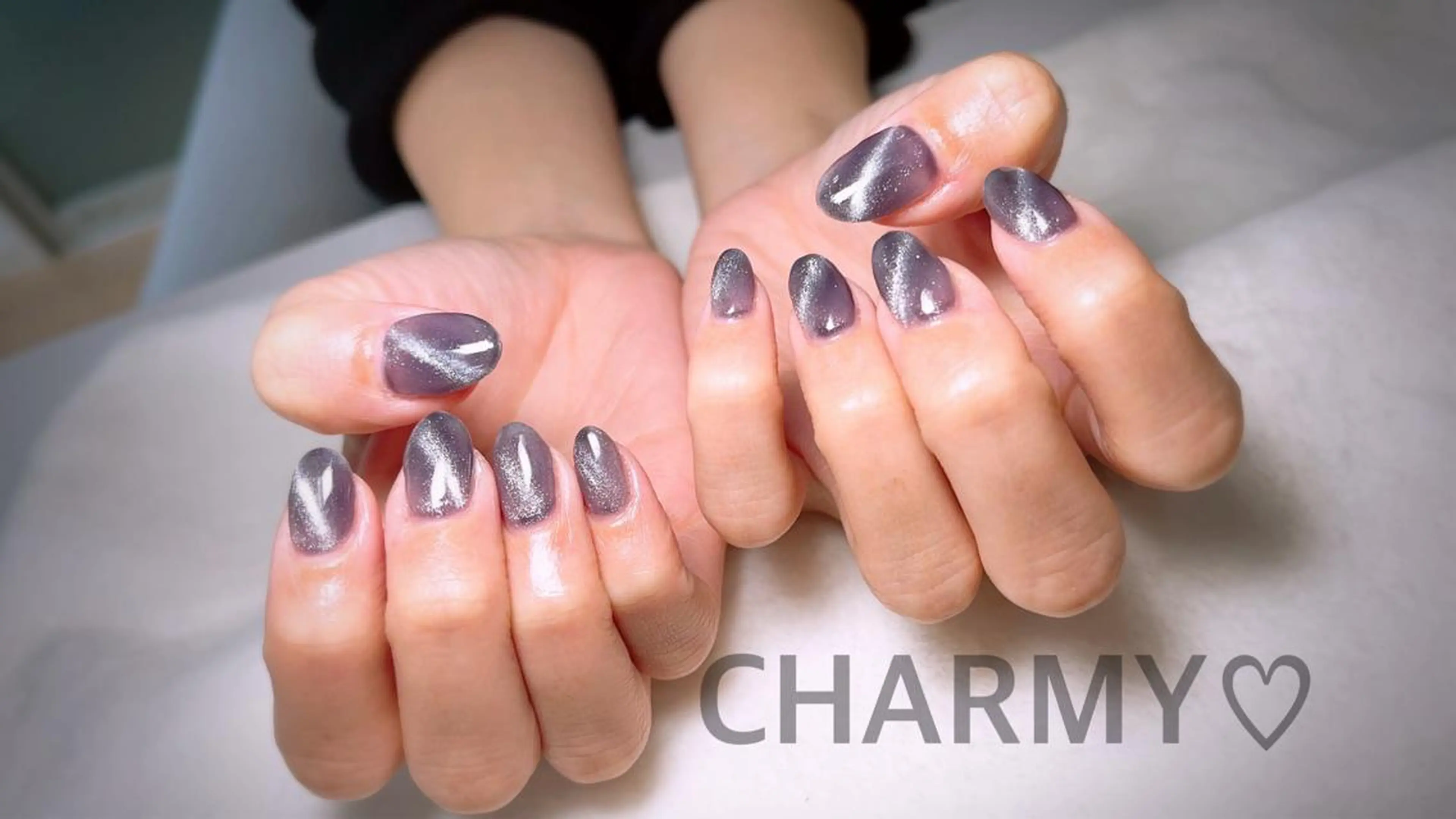 ネイル マグネットネイル Nail salon CHARMY♡のネイルデザイン