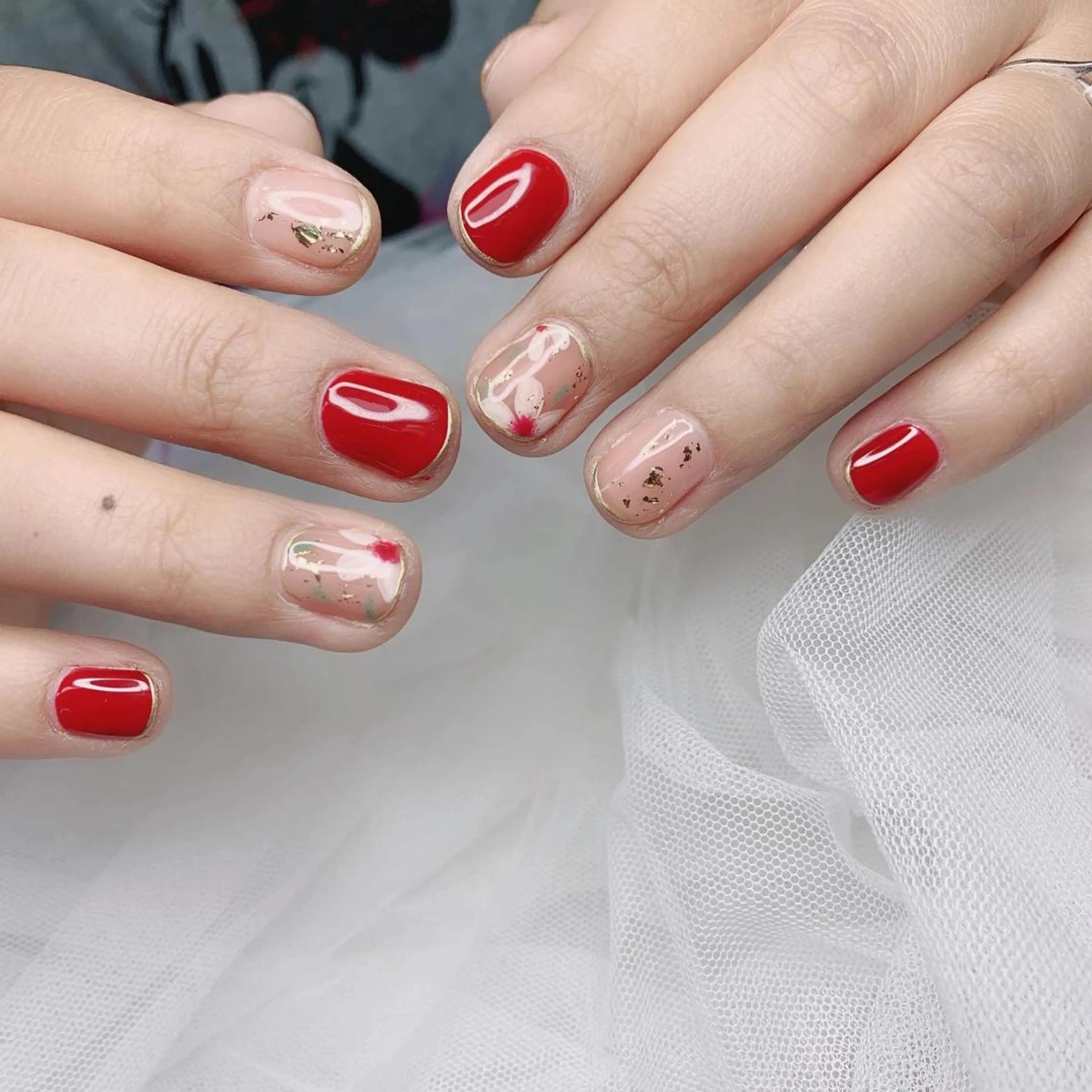 ネイル 🦋ネイルサロン ブラン🌈ゆりのネイルデザイン