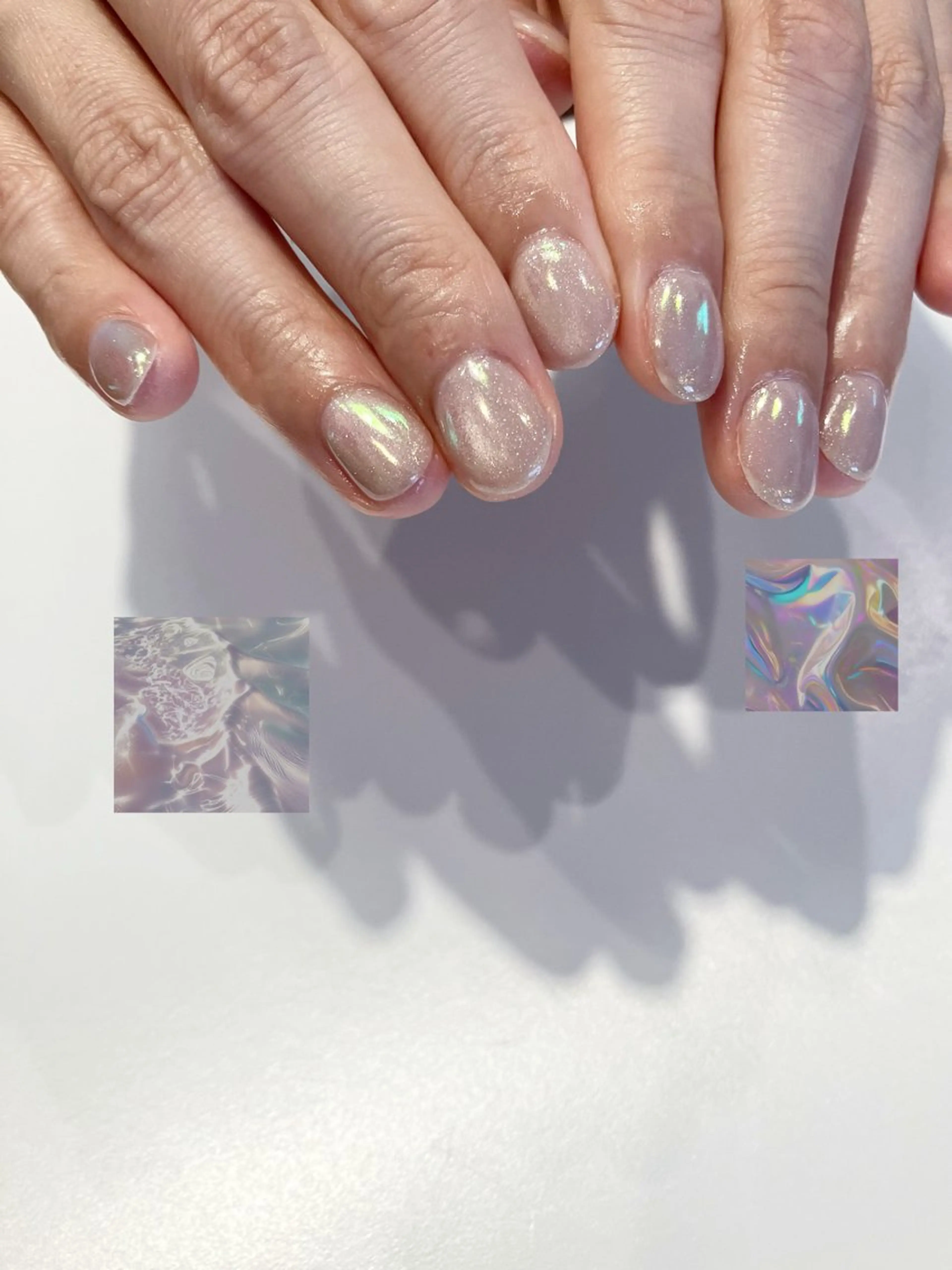 ネイル オーロラネイル マグネットネイル Lis nail. 🕊yuriのネイルデザイン
