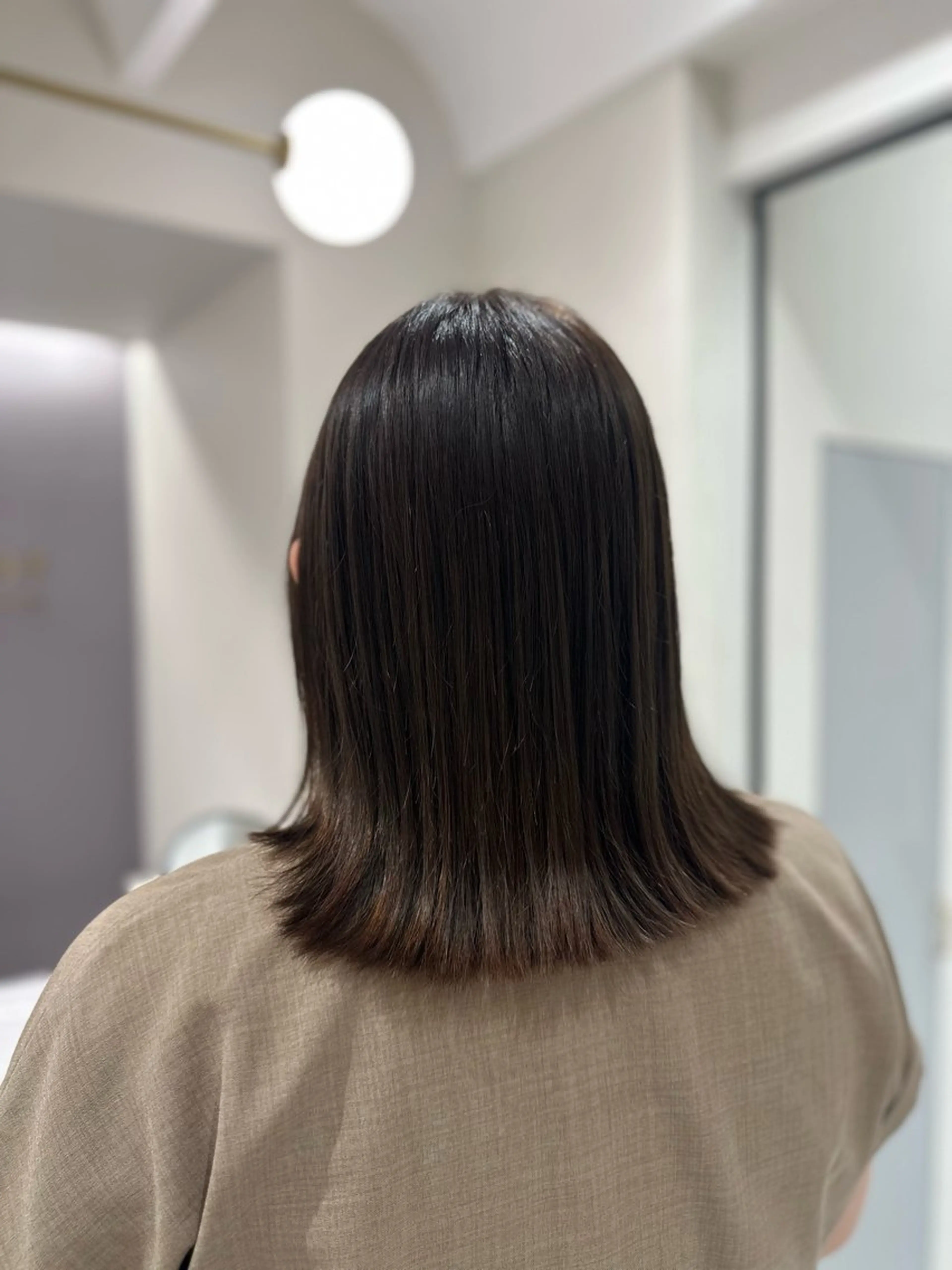 ミディアム カラー カット ヘアカラー ヘッドスパ 韓国レイヤー✨ yasuko銀座のヘアスタイル