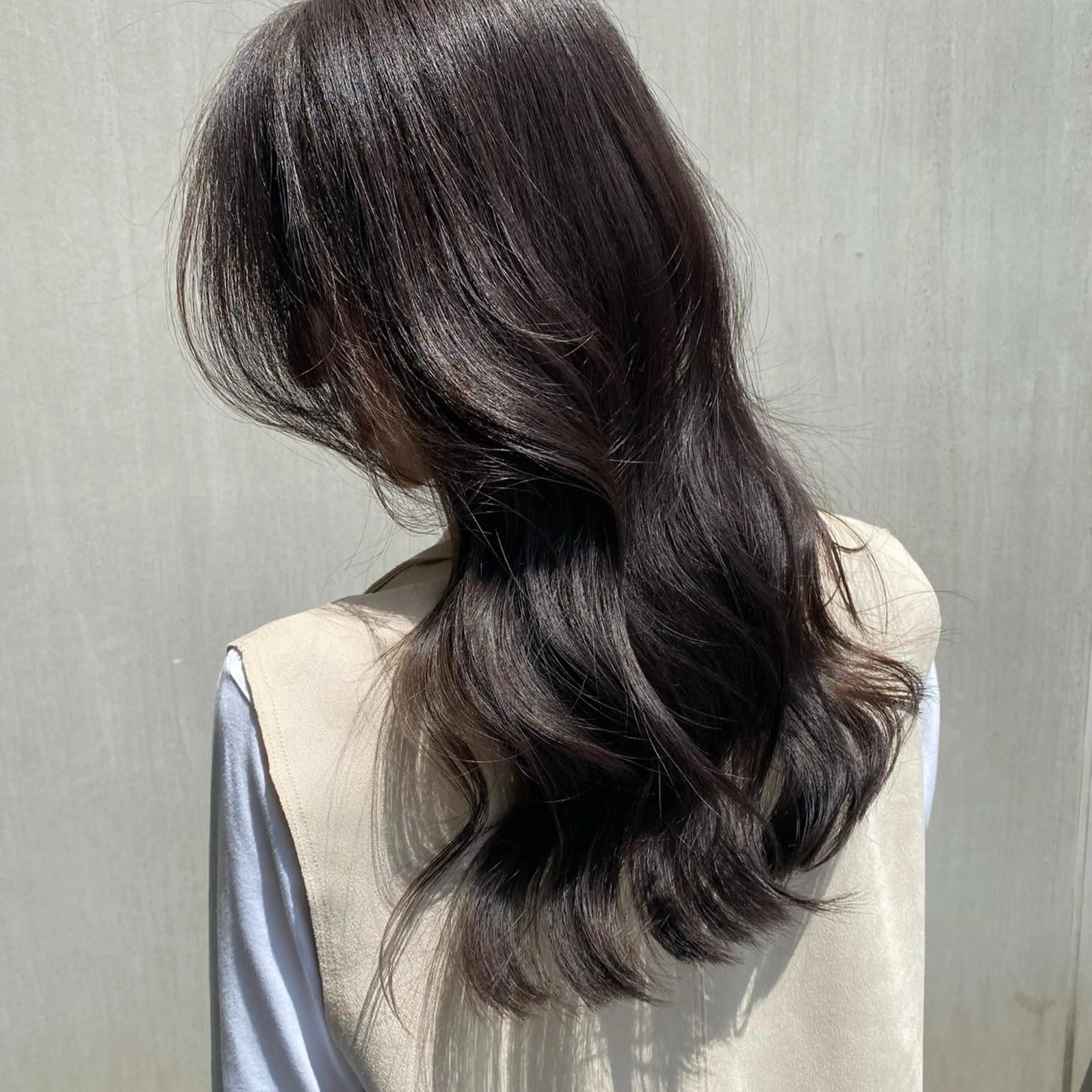 ロング カラー レイヤーカット メンズ特化 刈り上げない/金井のヘアスタイル