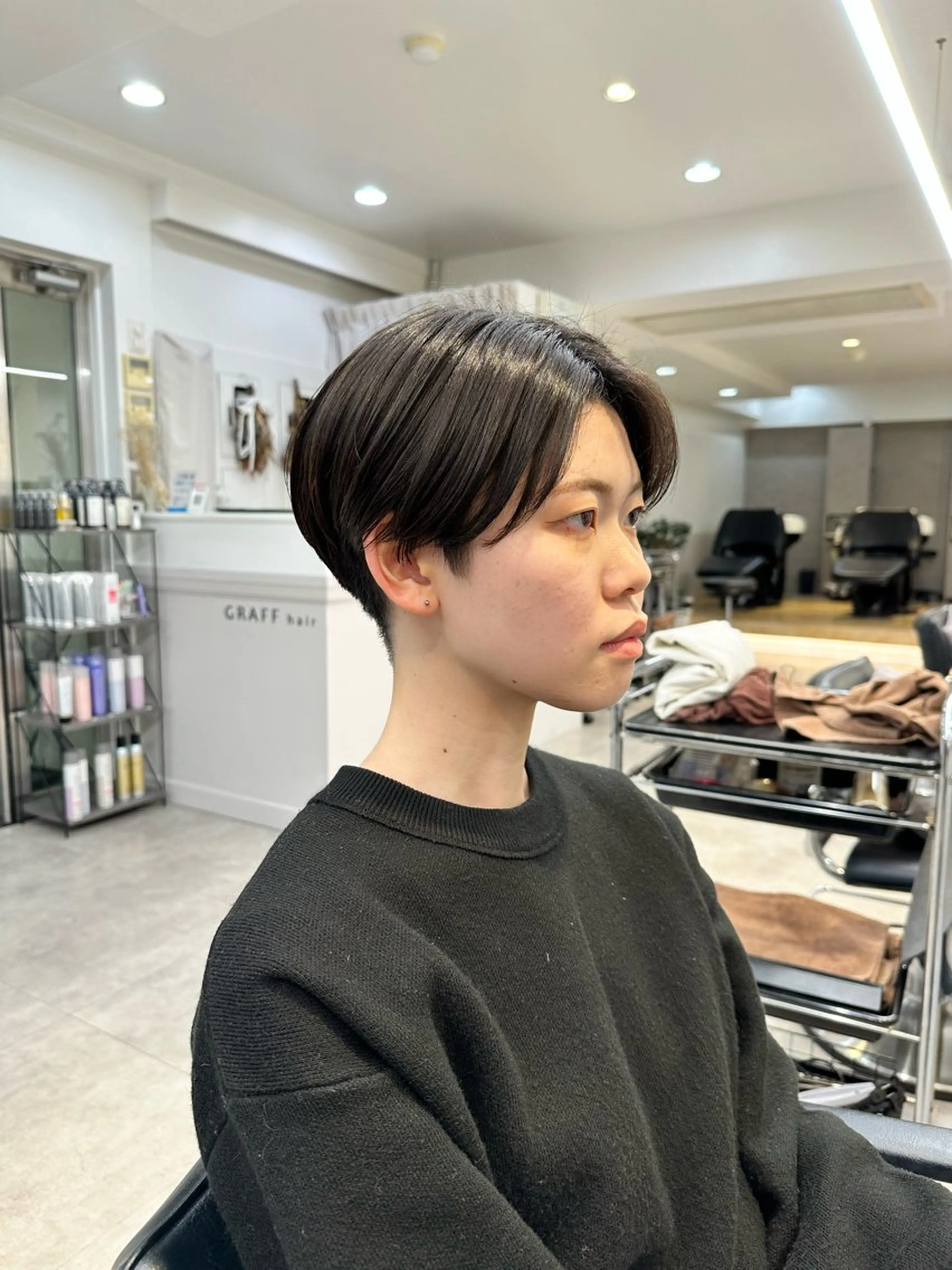 ショート ハンサムショート ショートヘア あいこ/ハンサムショ ート無料/銀座🌷のヘアスタイル