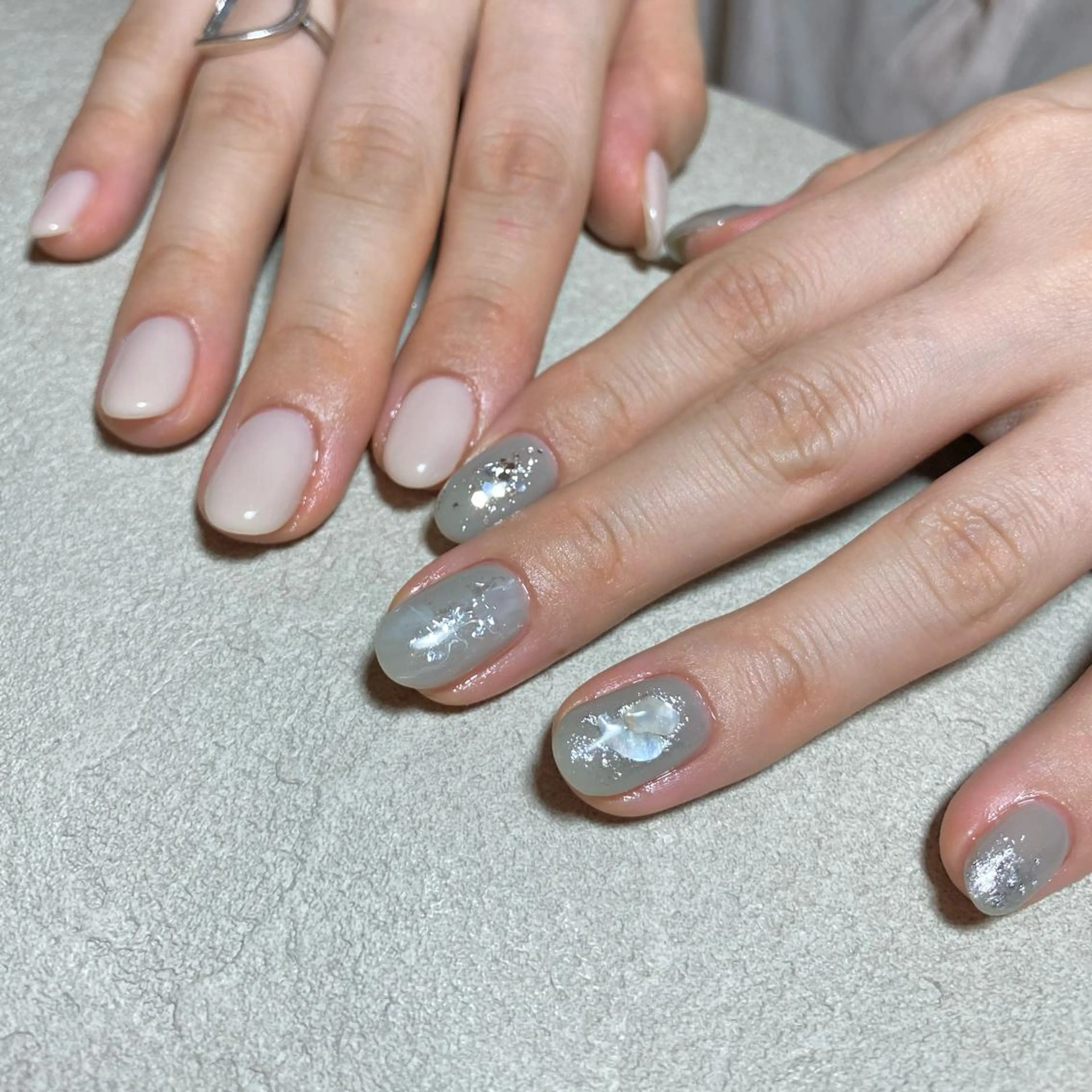 ネイル アートネイル ニュアンスネイル ハンドネイル 山田 貴子のネイルデザイン