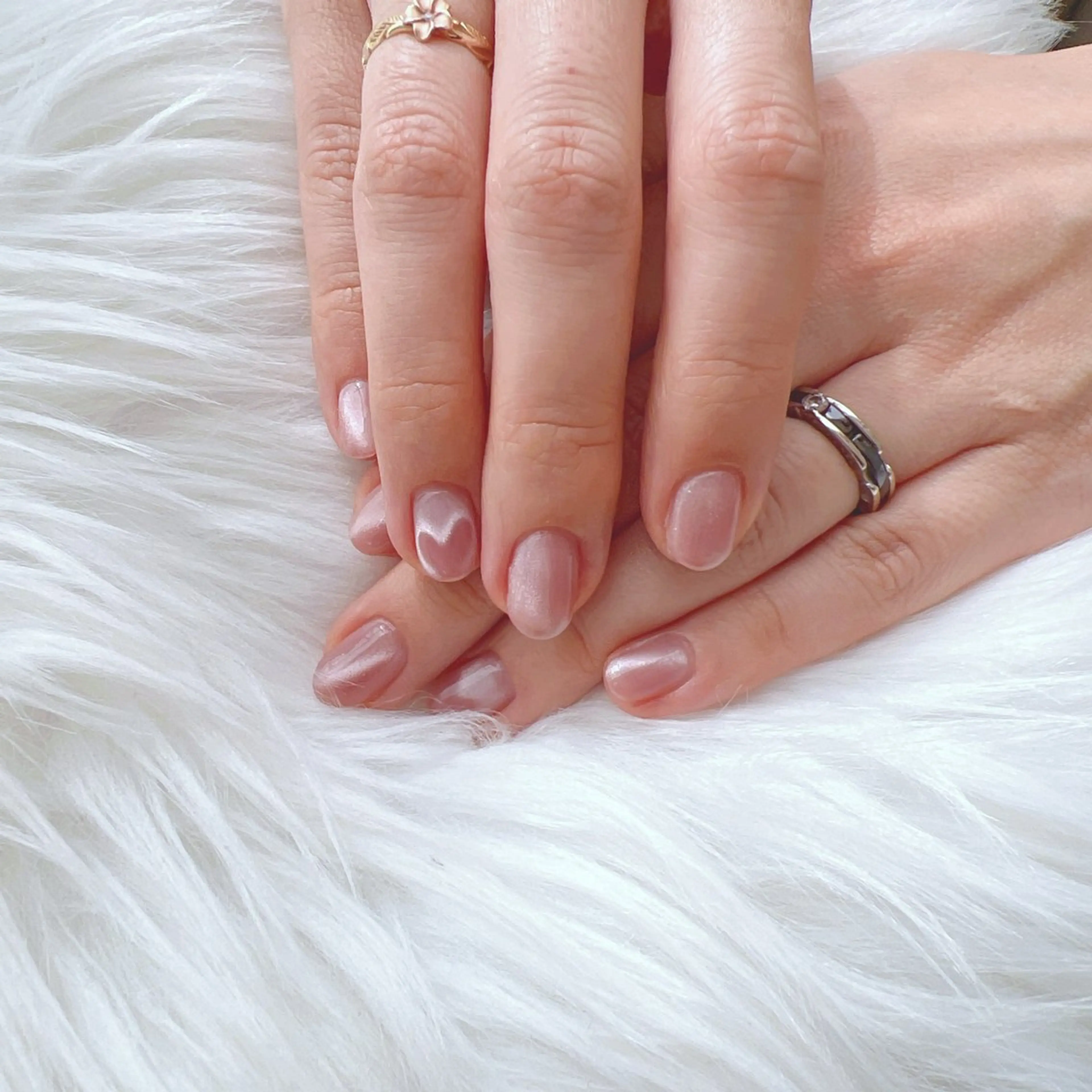 ネイル ハート マグネットネイル 隠れ家一戸建て金町 HIROMI 葛飾区のネイルデザイン