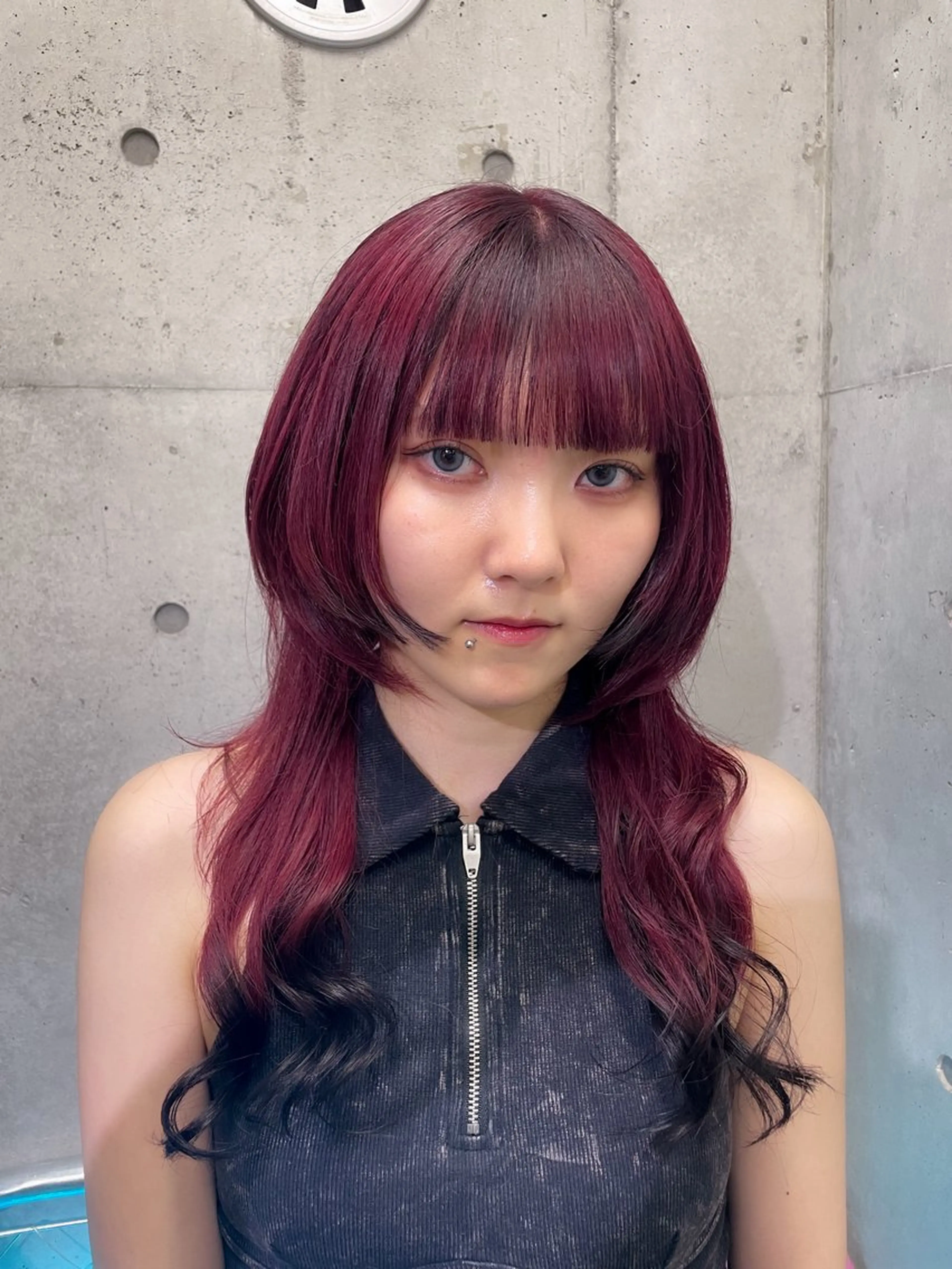 ロング ヘアカラー ハイトーン/ブリーチ /ウルフ⛓️MAKIのヘアスタイル