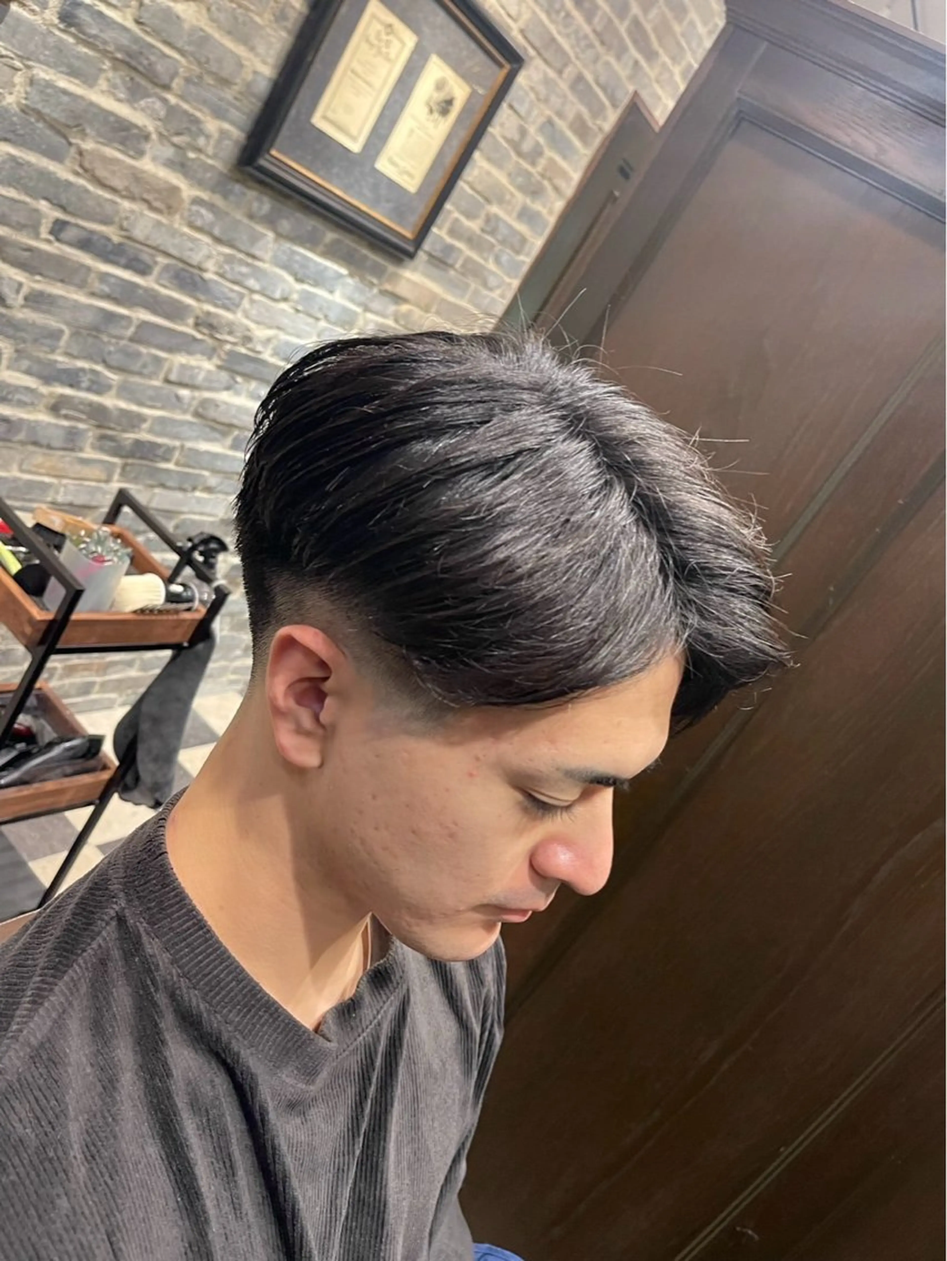 ミディアム 佐藤 功樹のヘアスタイル