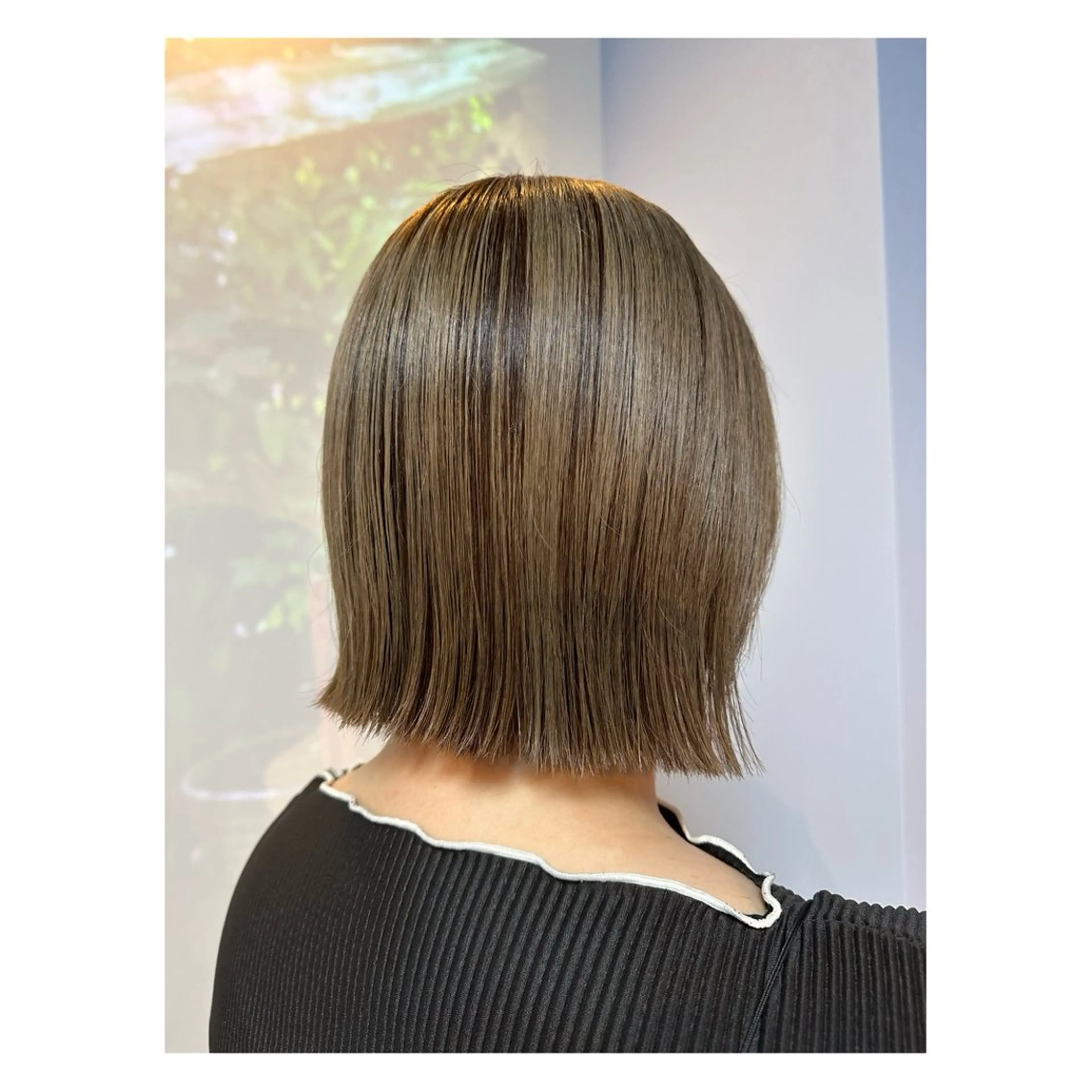 ショート カラー ブリーチ ブリーチなしカラー 中野 誠子のヘアスタイル