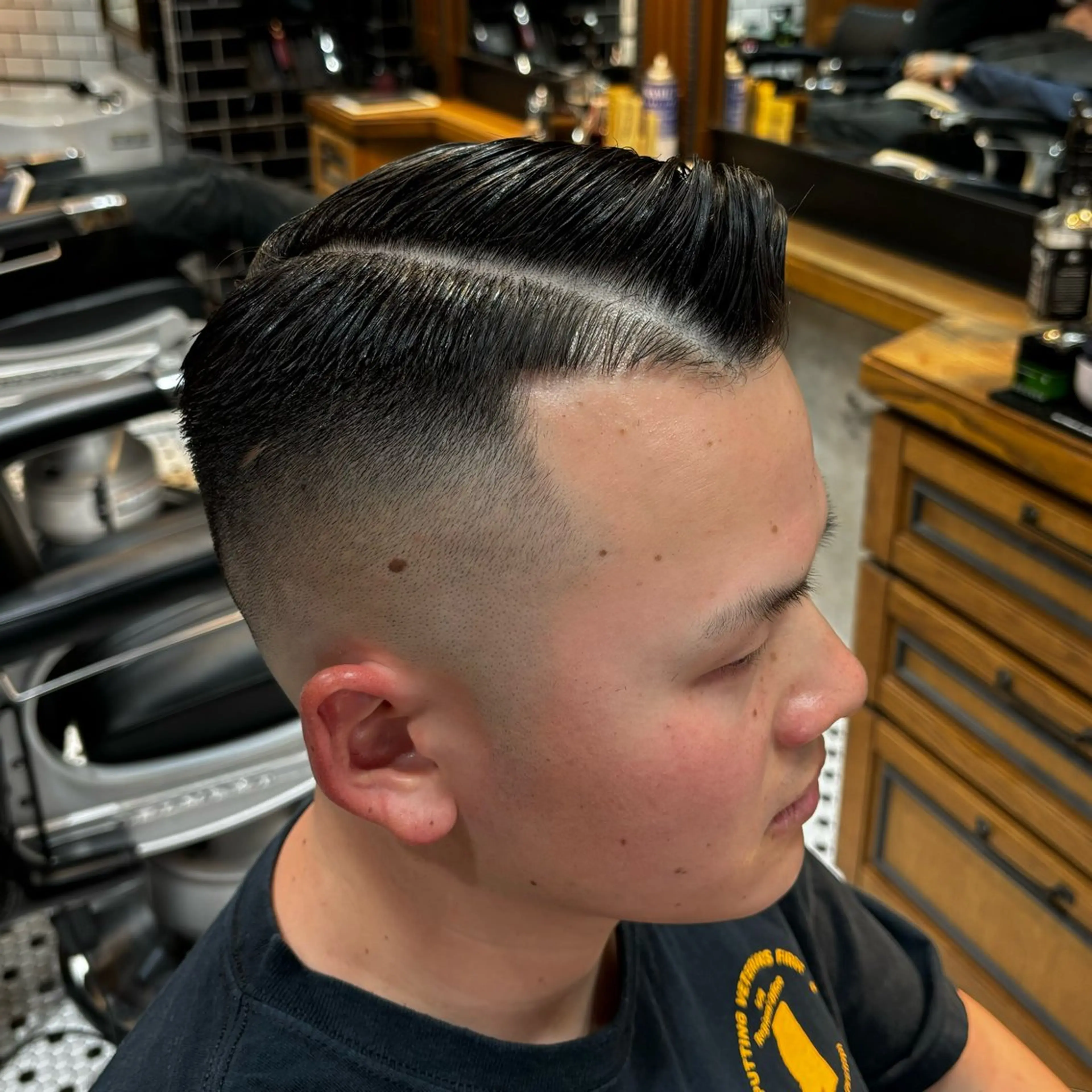 メンズ ビジネス フェードカット スキンフェード 💈AOTA KEISHI💈のヘアスタイル
