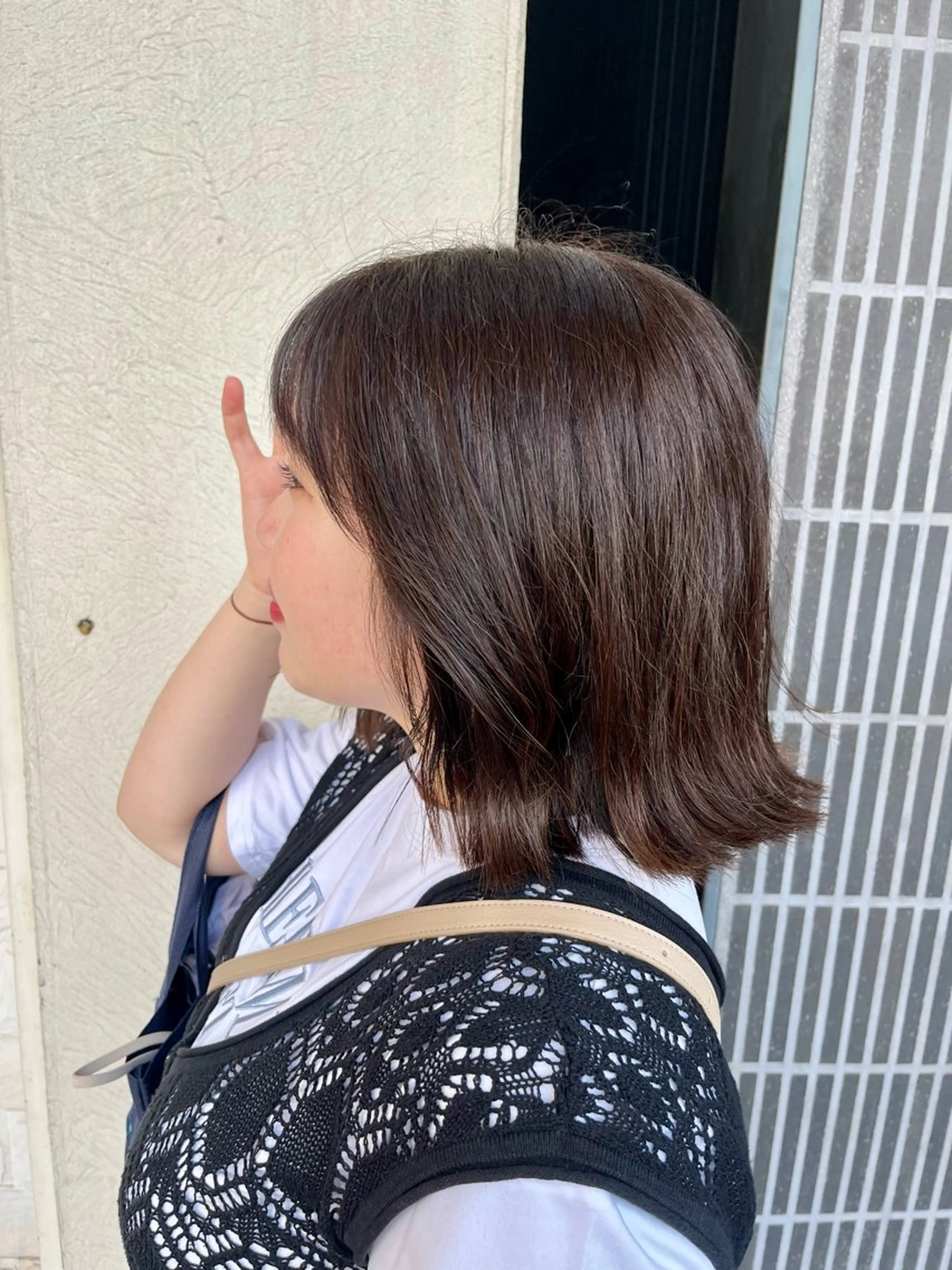 ショート カラー ベージュカラー オリーブベージュ カット ヘアカラー トリートメント Sherry/R 三川町　山本なつみのヘアスタイル