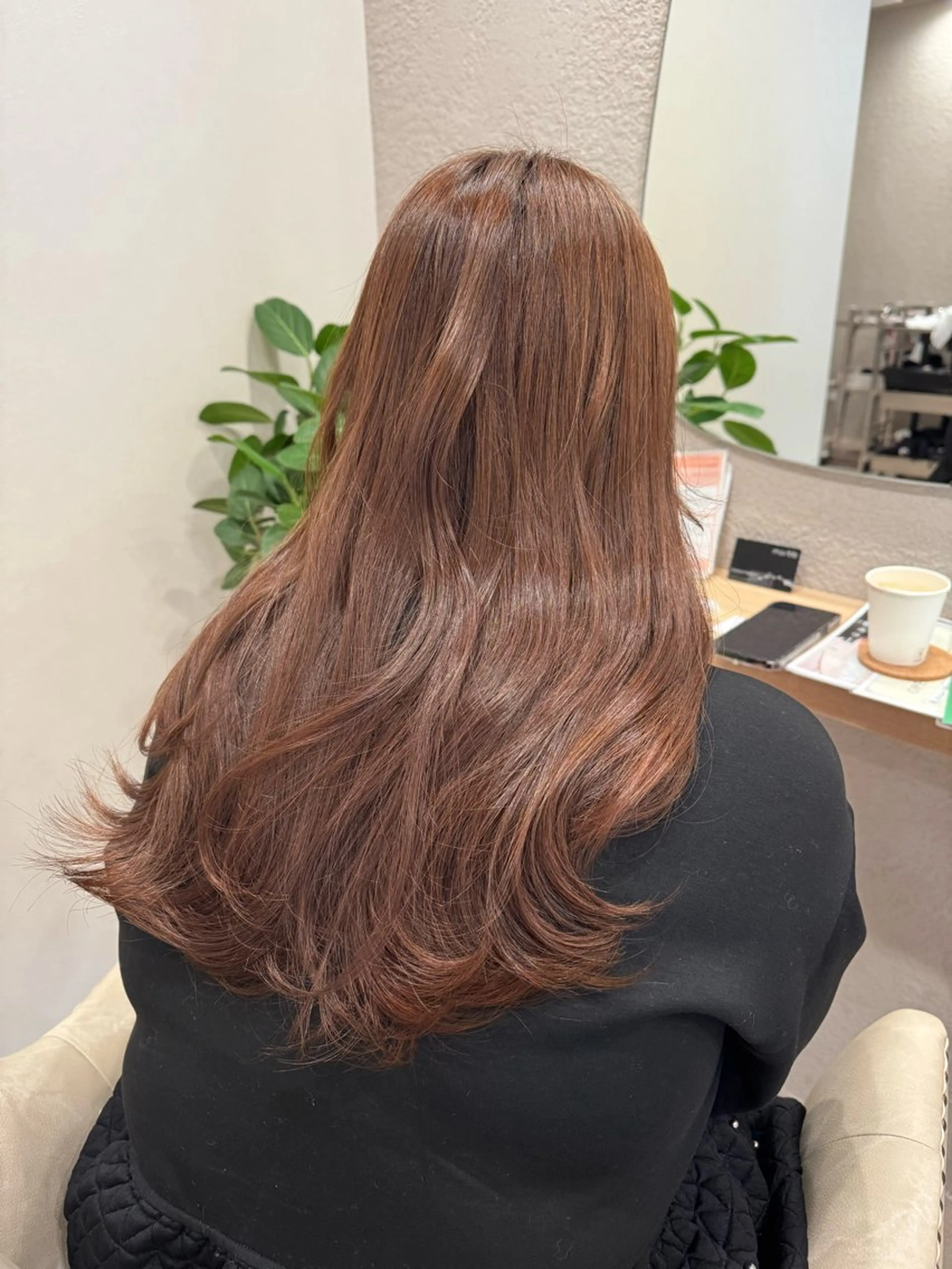 ロング カラー 蟹江 聡太✨レイヤーカットのヘアスタイル