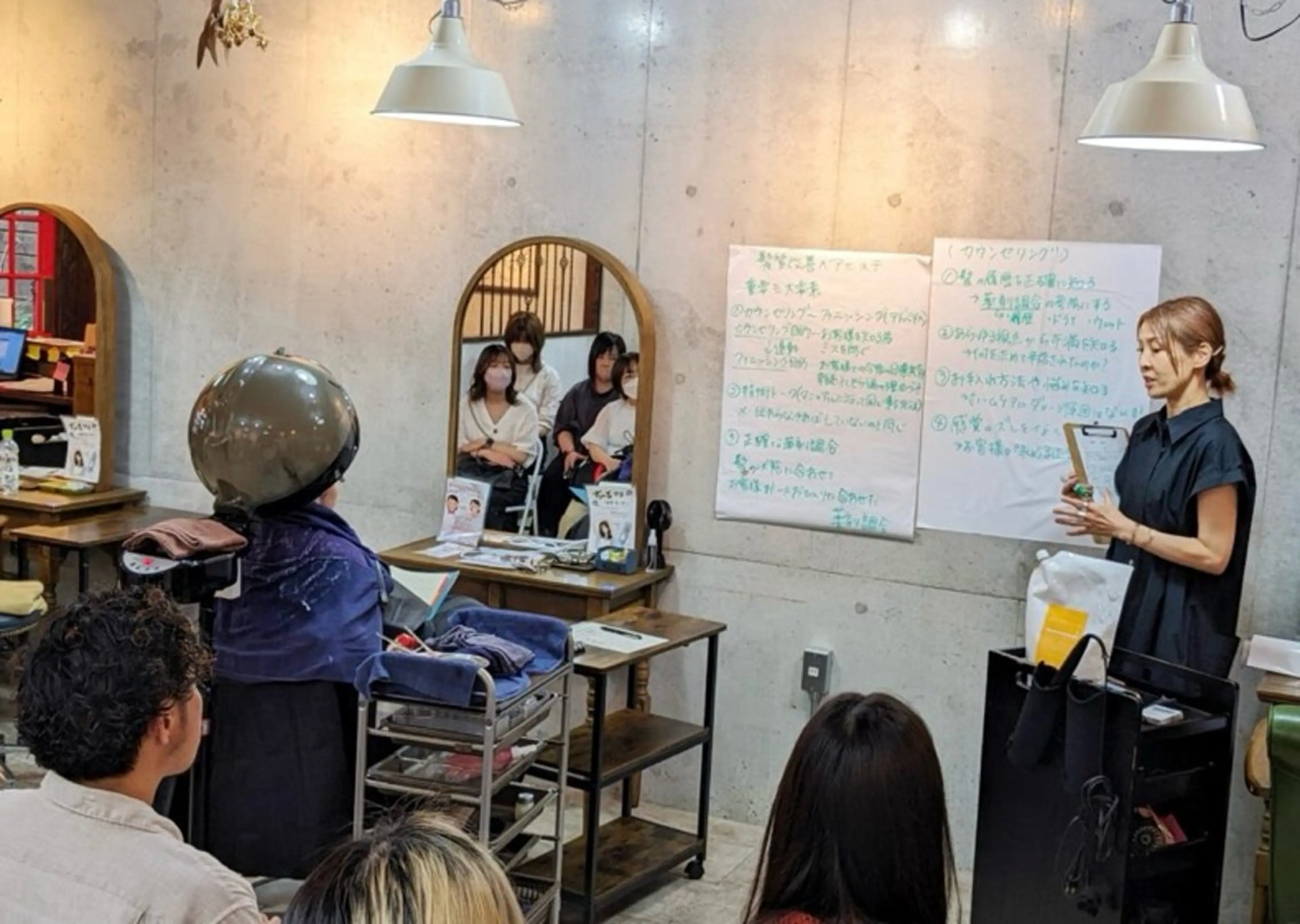 髪質改善gluck 講習会モデル募集中のヘアスタイル