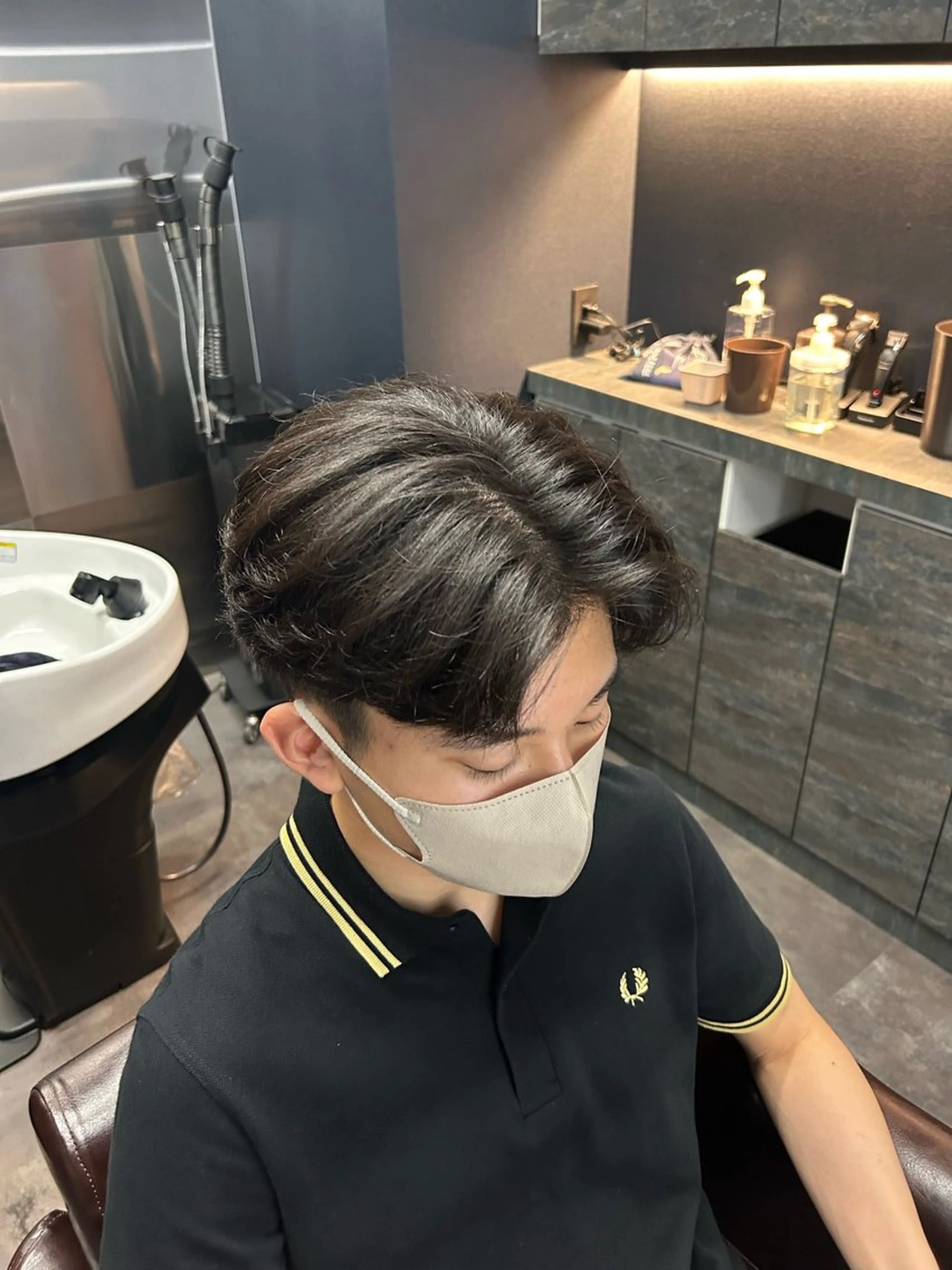 パーマ メンズ カット パーマ 【札幌メンズ特化】 つばさ🔥のヘアスタイル