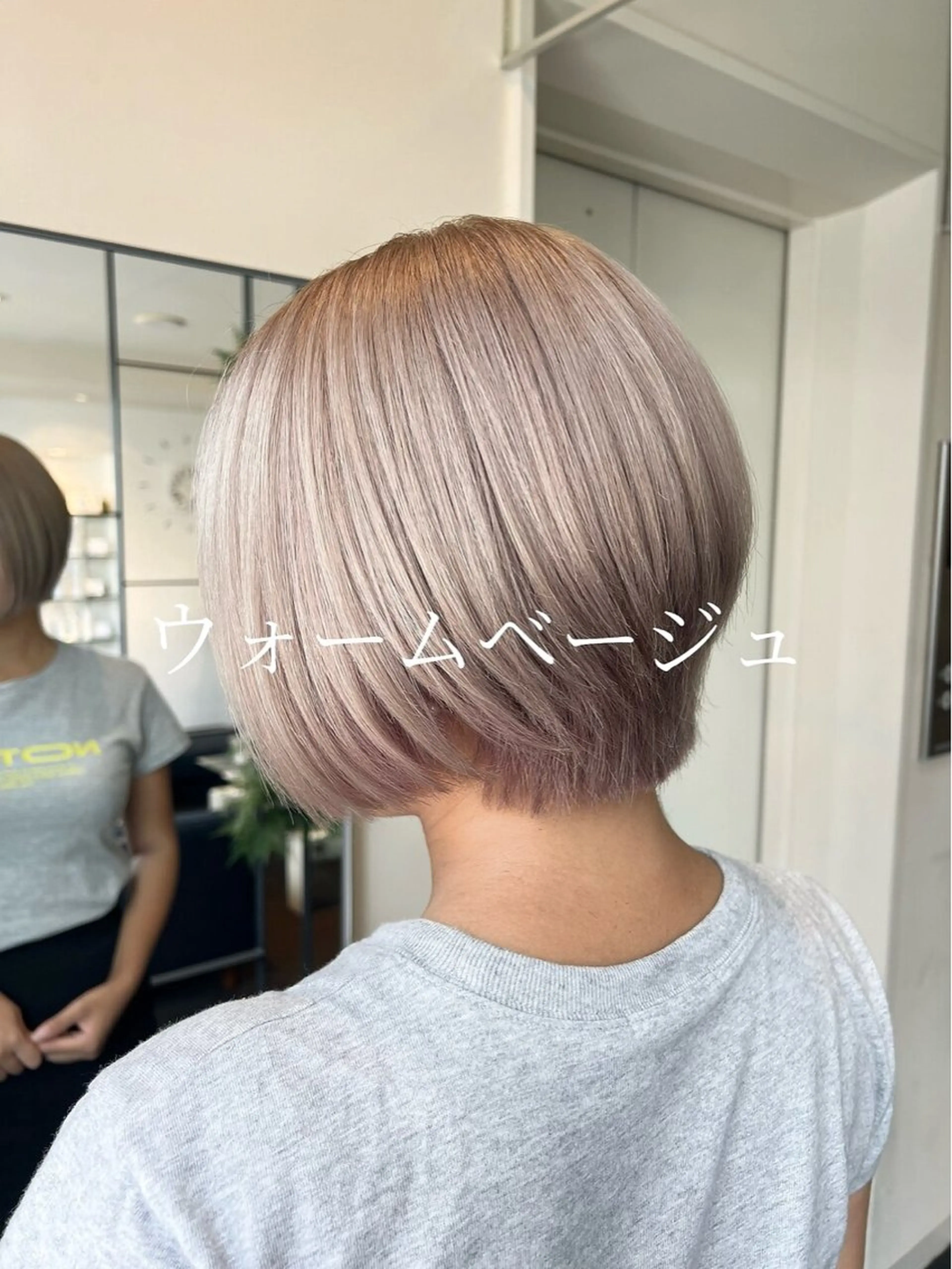 ショート カラー ブリーチ ブルーカラー ケアブリーチ ピンクカラー レッドカラー ヘアカラー W_SALON ［四条河原町］のヘアスタイル
