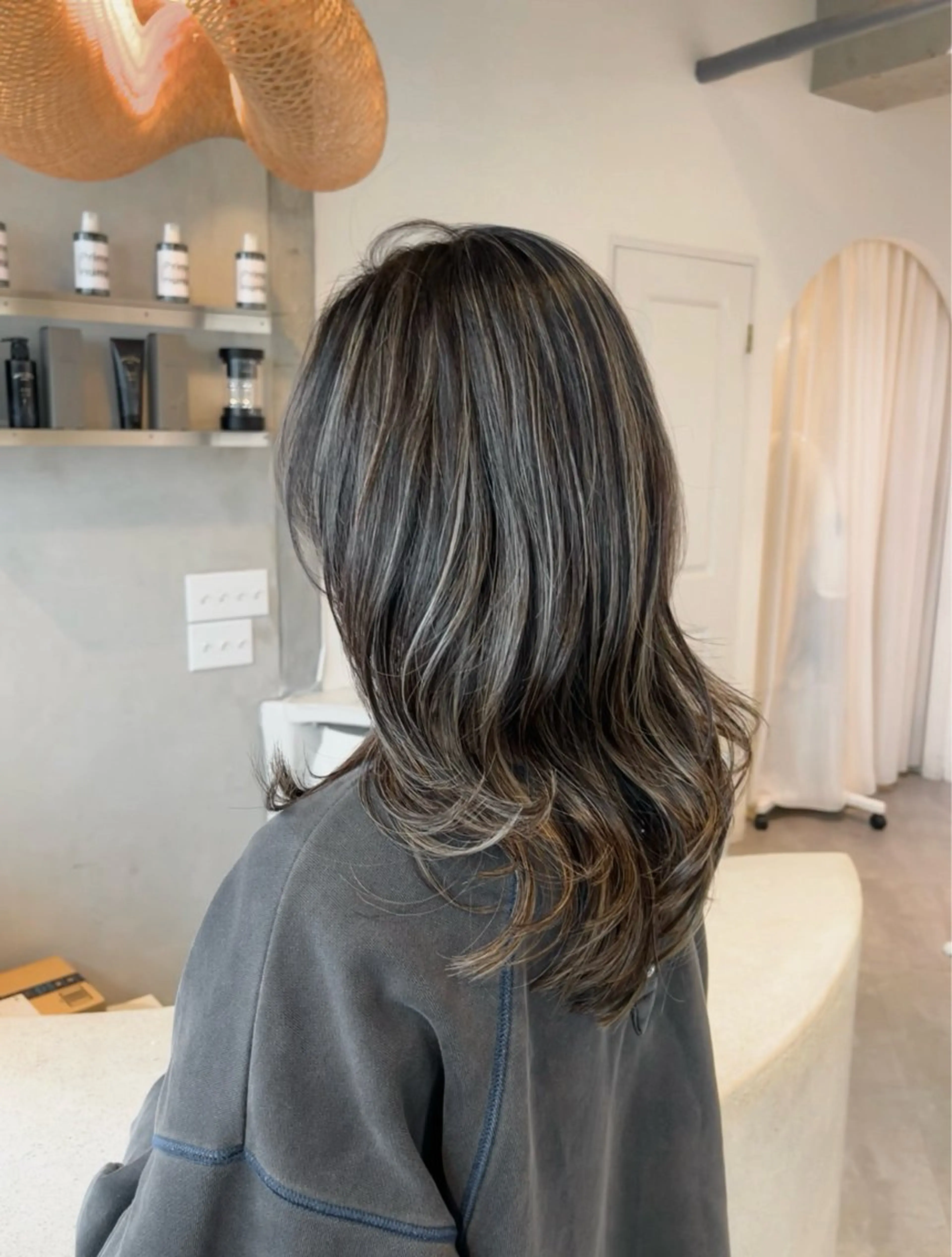 ロング カット ヘアカラー トリートメント loe 薬院本店【ロエ】所属・早稲田 千尋のヘアスタイル