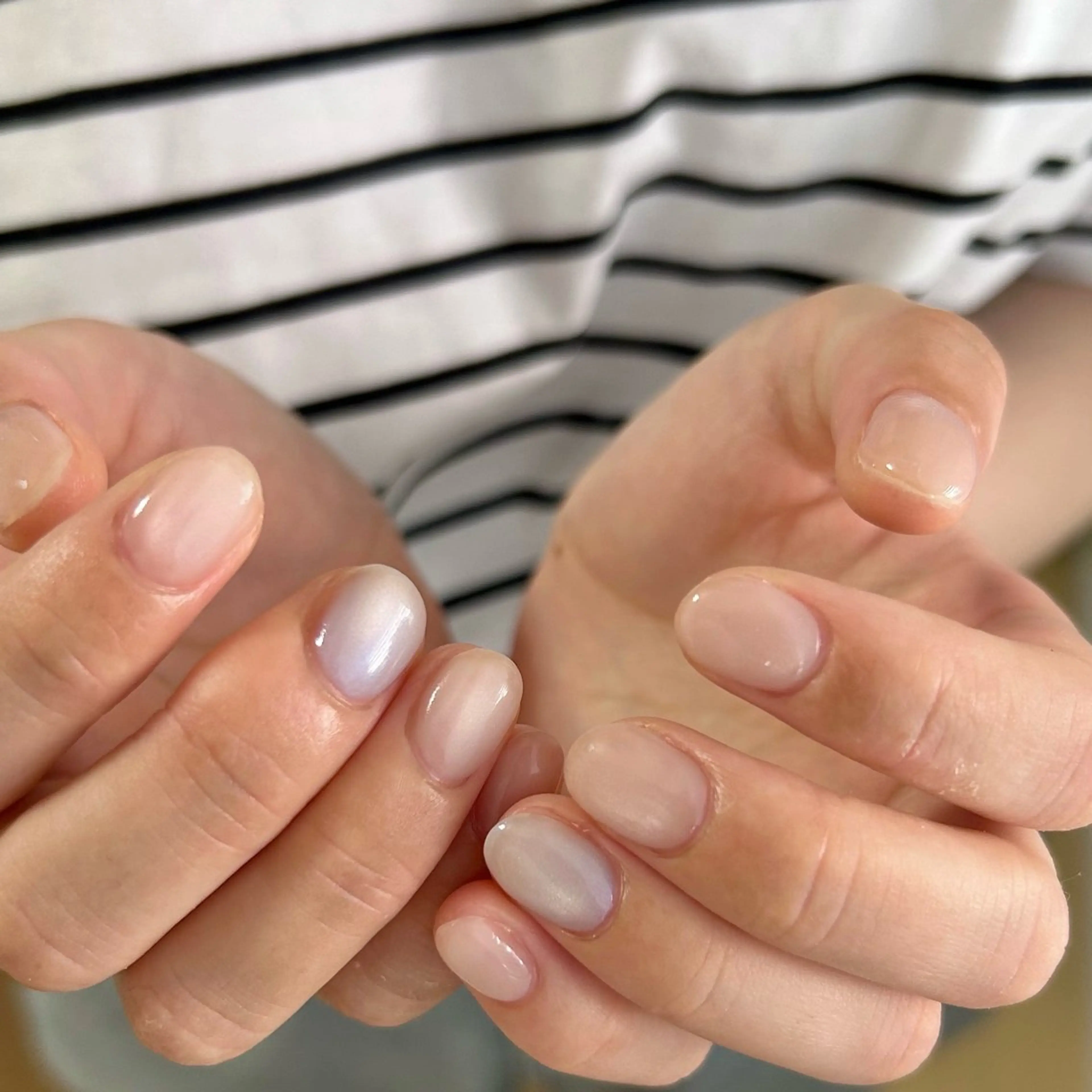 ネイル ブルー nail salon mynteのネイルデザイン