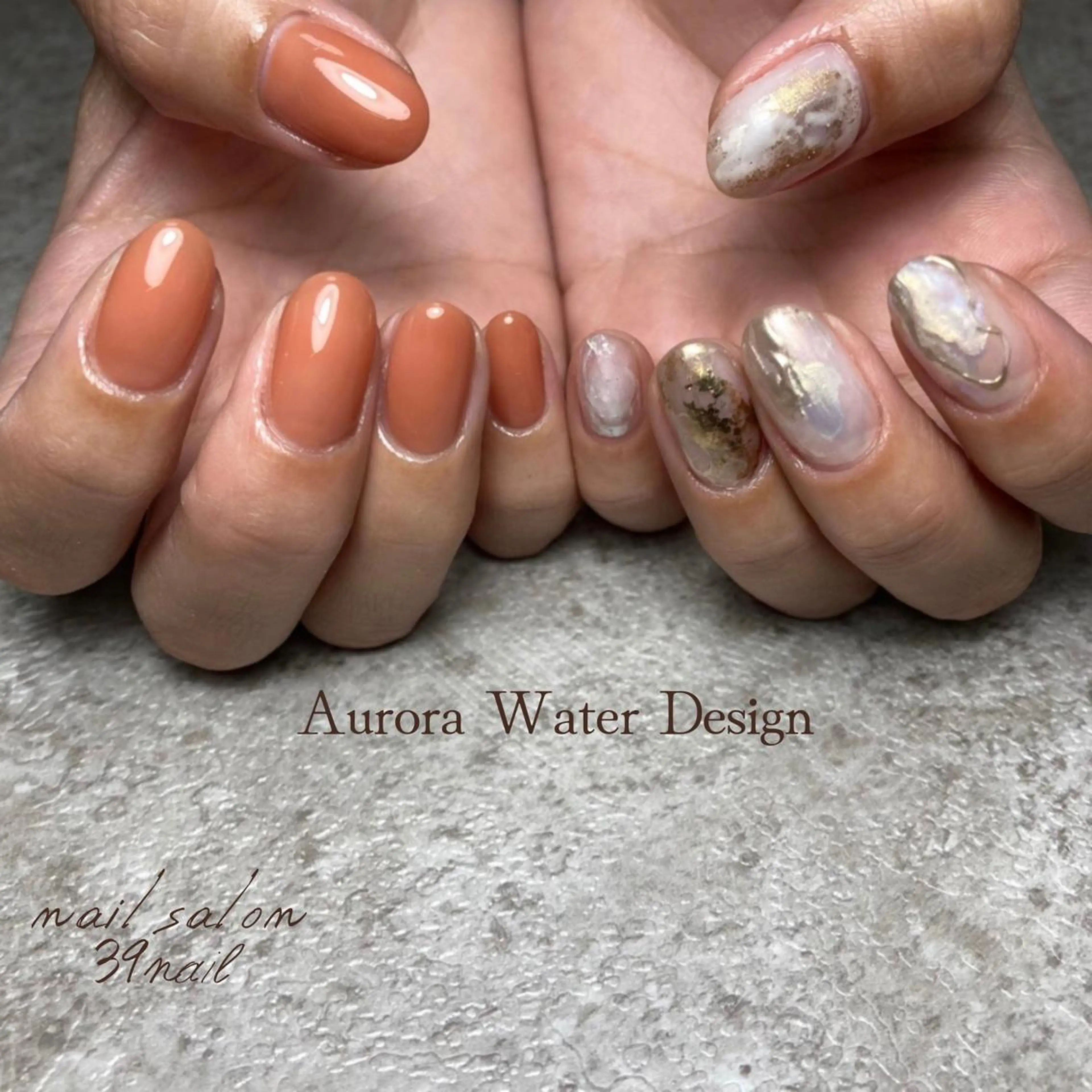 ミディアム ネイル ハンドネイル 京橋 【39nail】のネイルデザイン