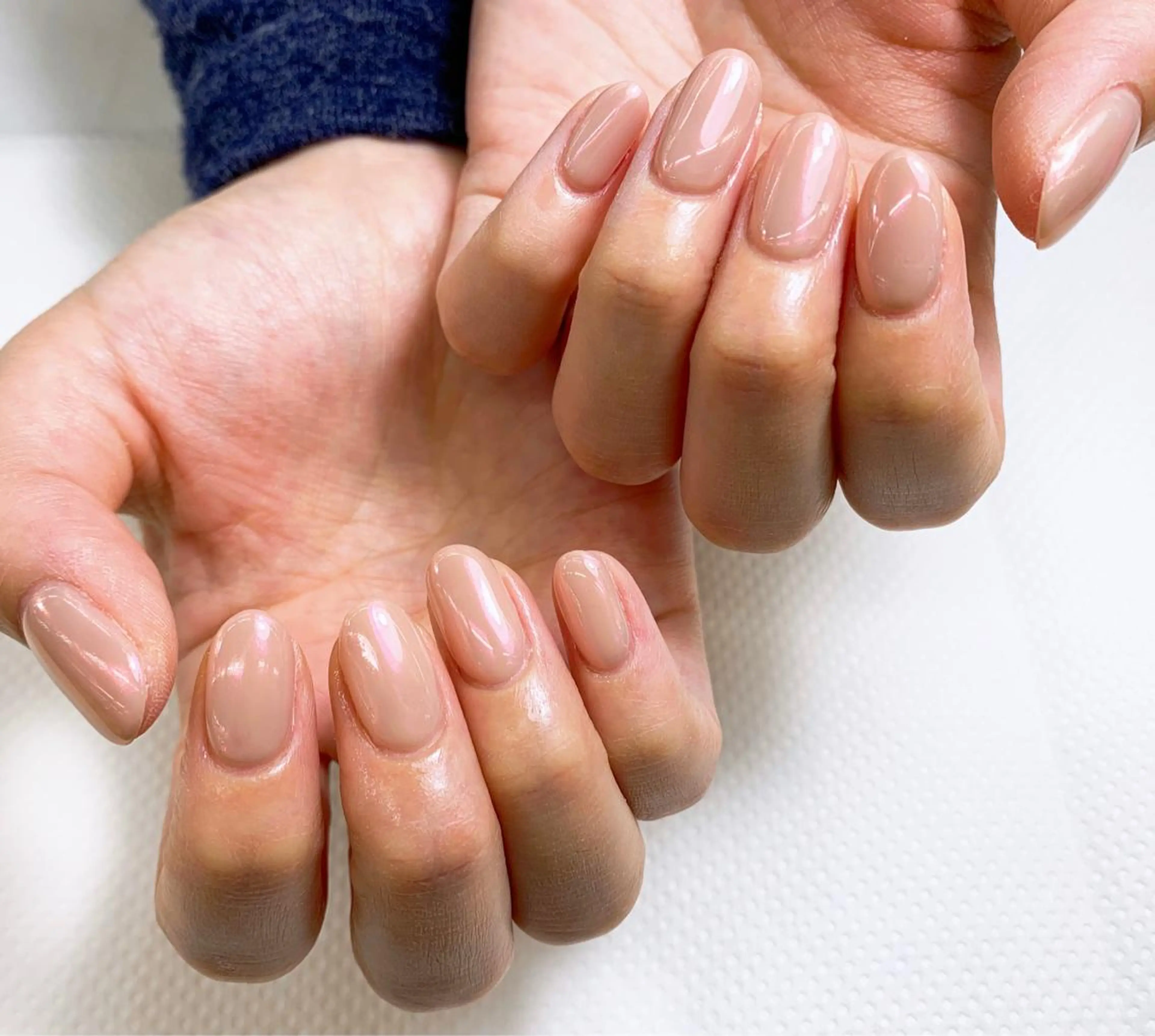 ネイル オーロラネイル ミラーネイル ピンク ⭐︎休業中の練習⭐︎ JNA認定講師髙橋のネイルデザイン