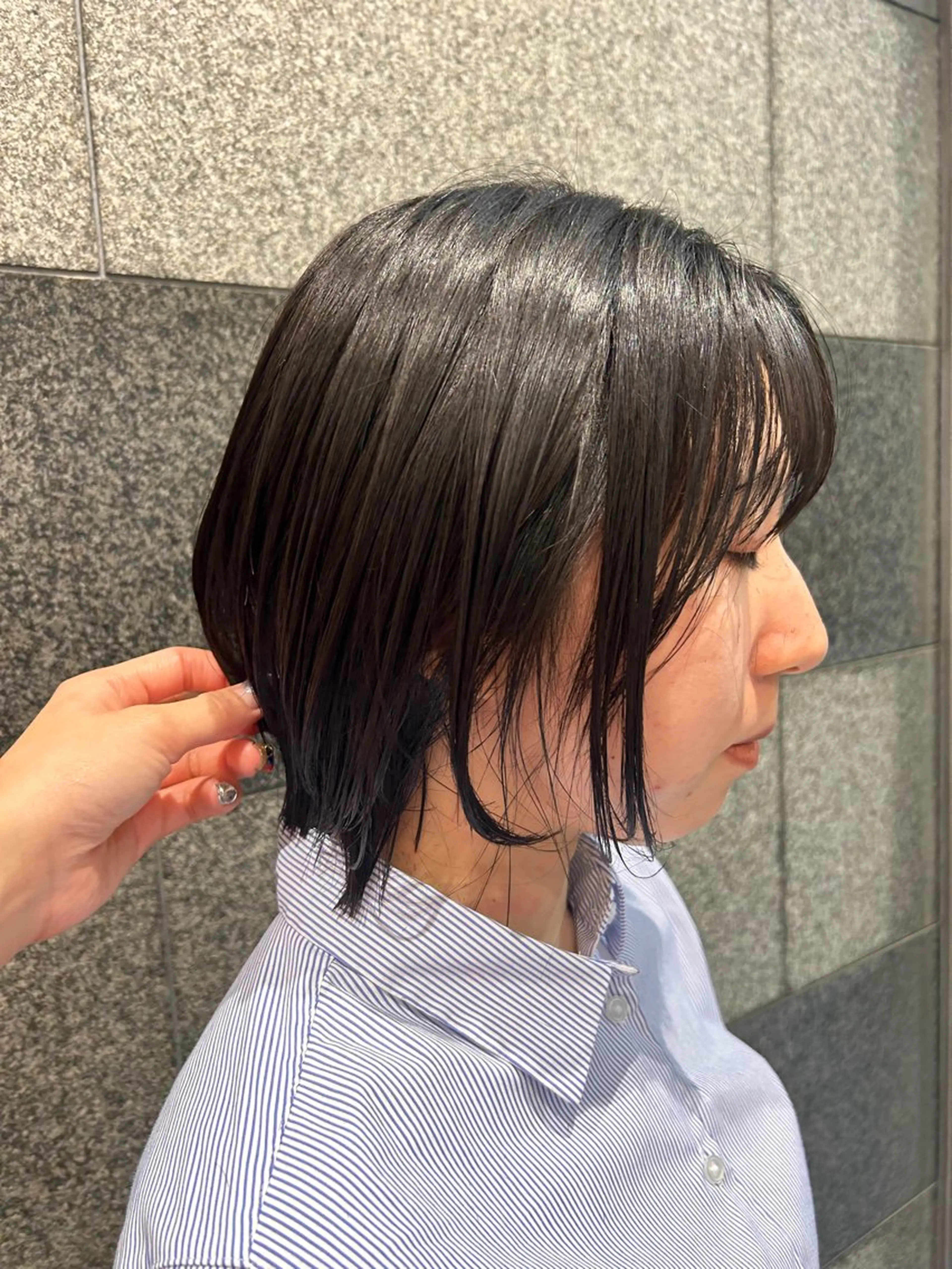 ミディアム ボブ くびれヘア morio コトミのヘアスタイル