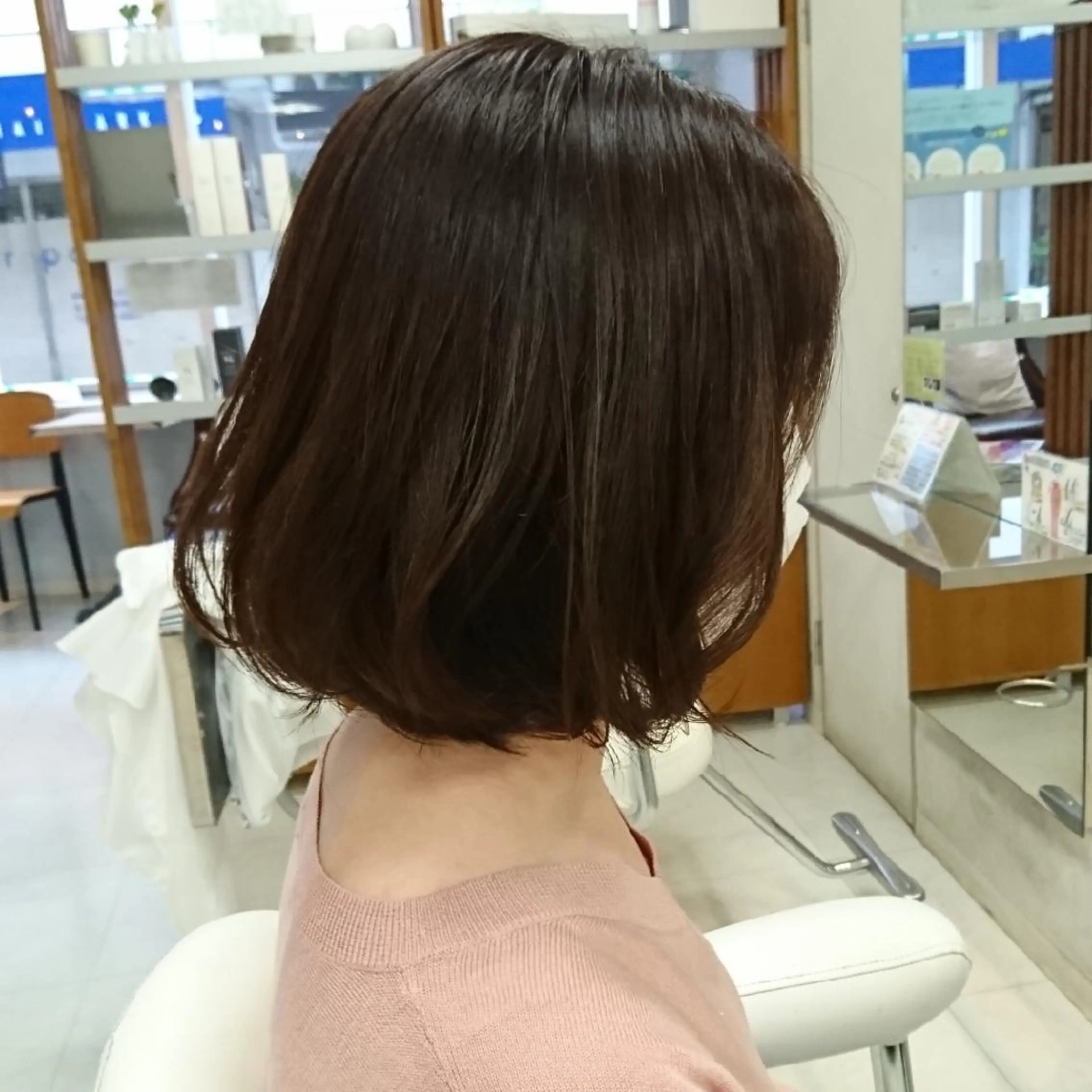 ミディアム カラー カット ヘアカラー nagane sayakaのヘアスタイル