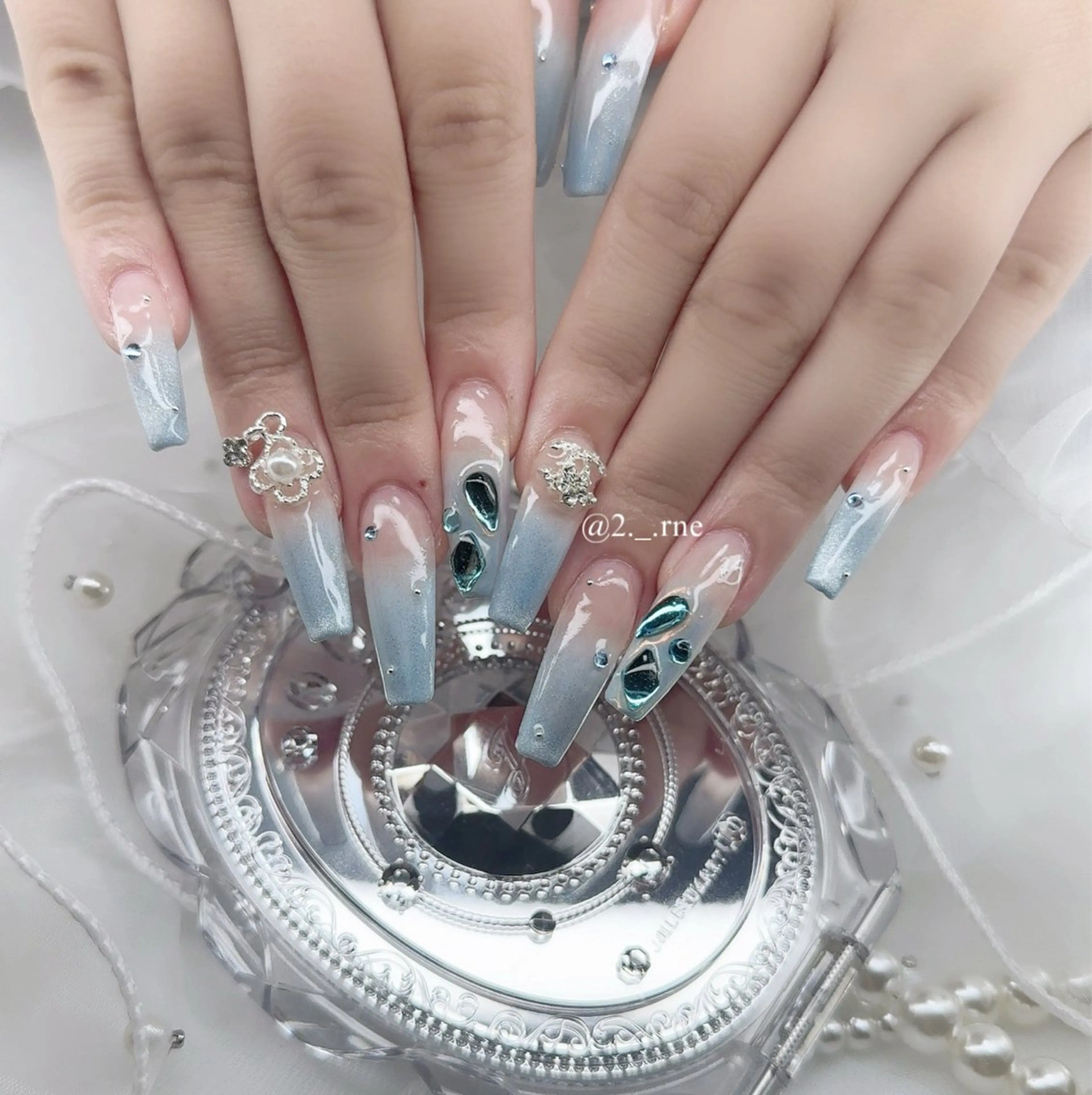 ネイル 長さ出し nail salon SYAOのネイルデザイン