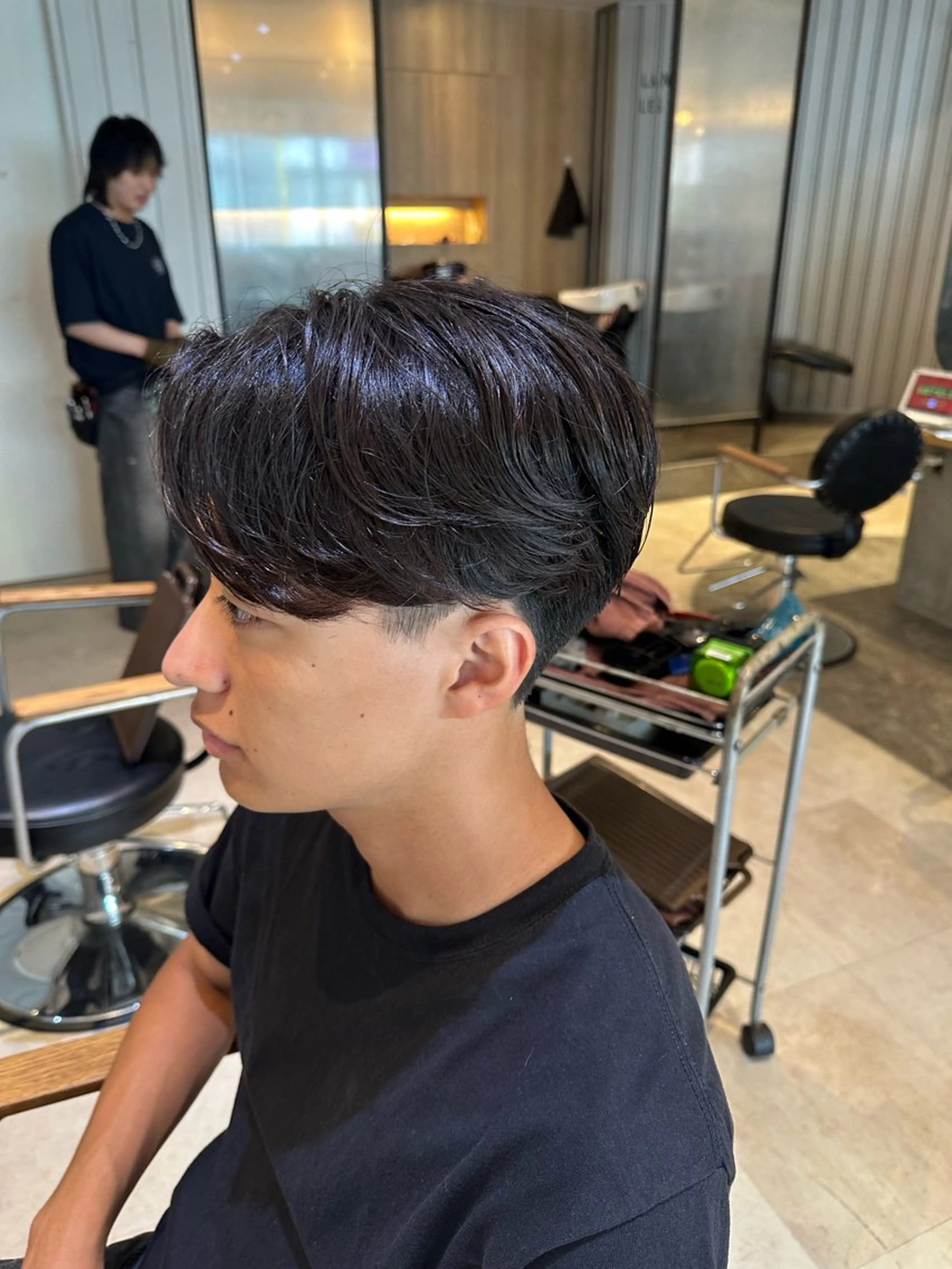 ショート メンズ カット KOGA／ パーマモデル募集のヘアスタイル