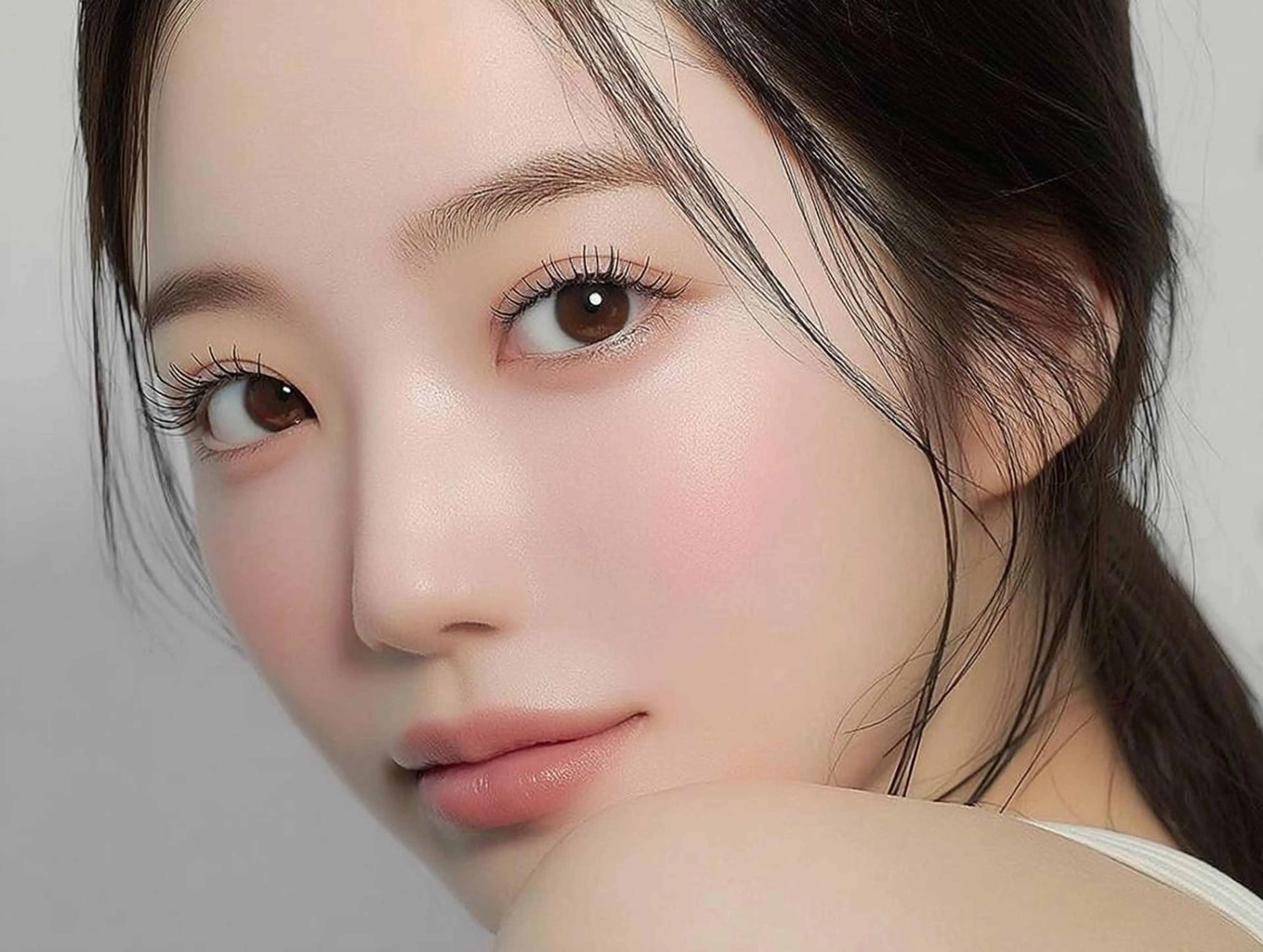 マツエク・マツパ 束感まつ毛 フラットラッシュ 韓国風マツエク ナチュラル パリジェンヌラッシュリフト マツパ 束感マツエク💗/ ayakaのマツエク・マツパデザイン